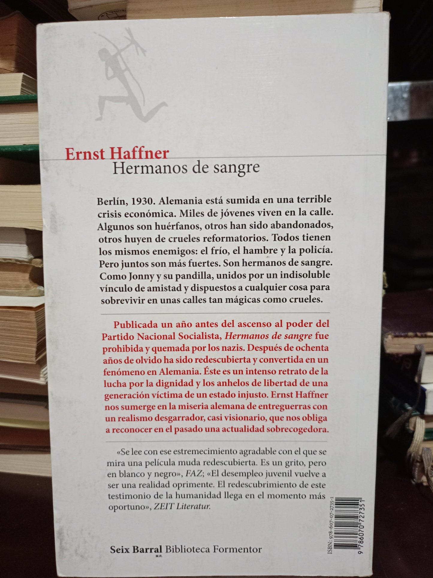 HERMANOS DE SANGRE POR ERNST HAFFNER USADO NOVELA LITERARIO 305
