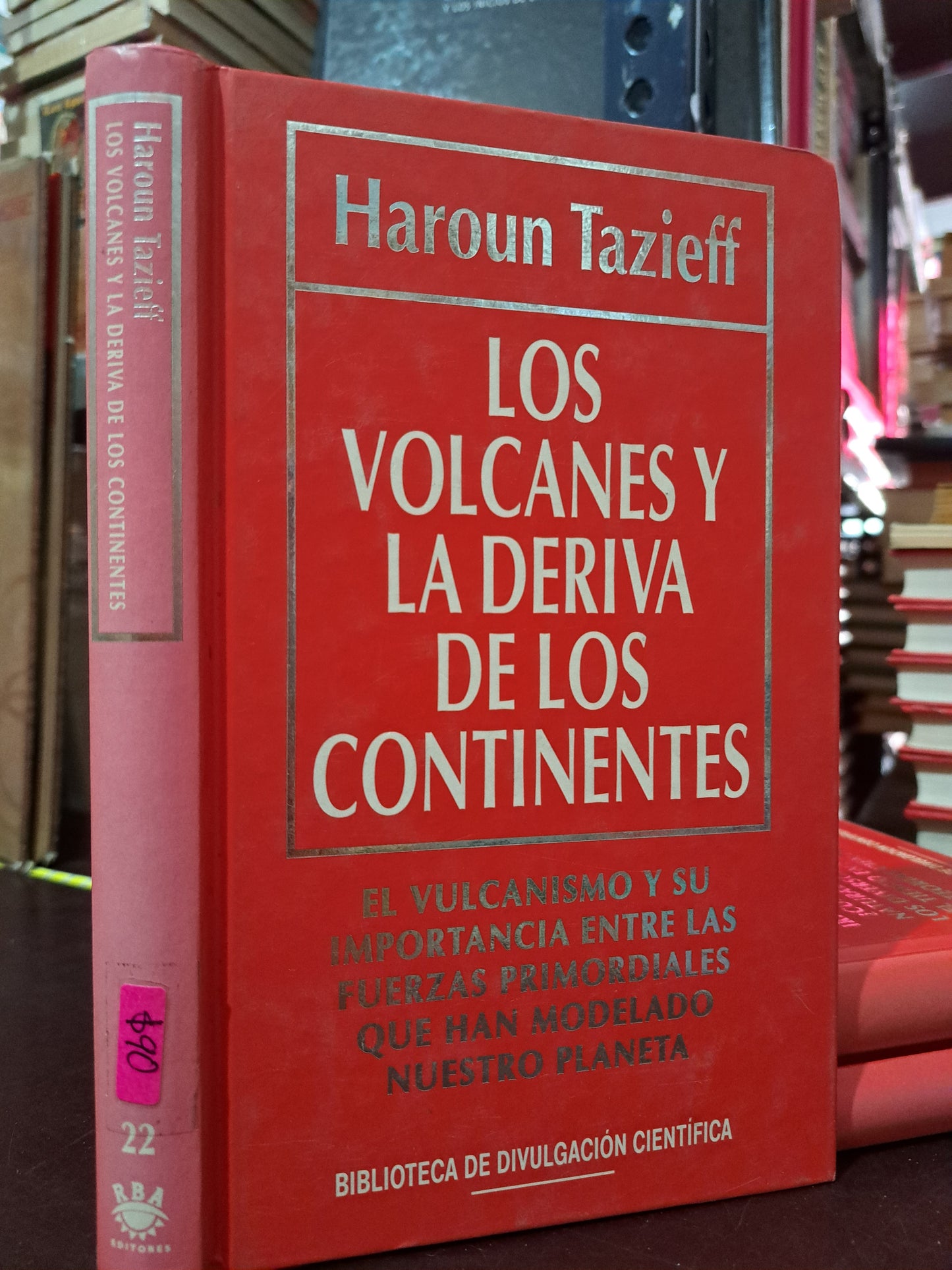 LOS VOLCANES Y LA DERIVA DE LOS CONTINENTES HAROUN TAZIEFF USADO NOVELA LITERARIO 305