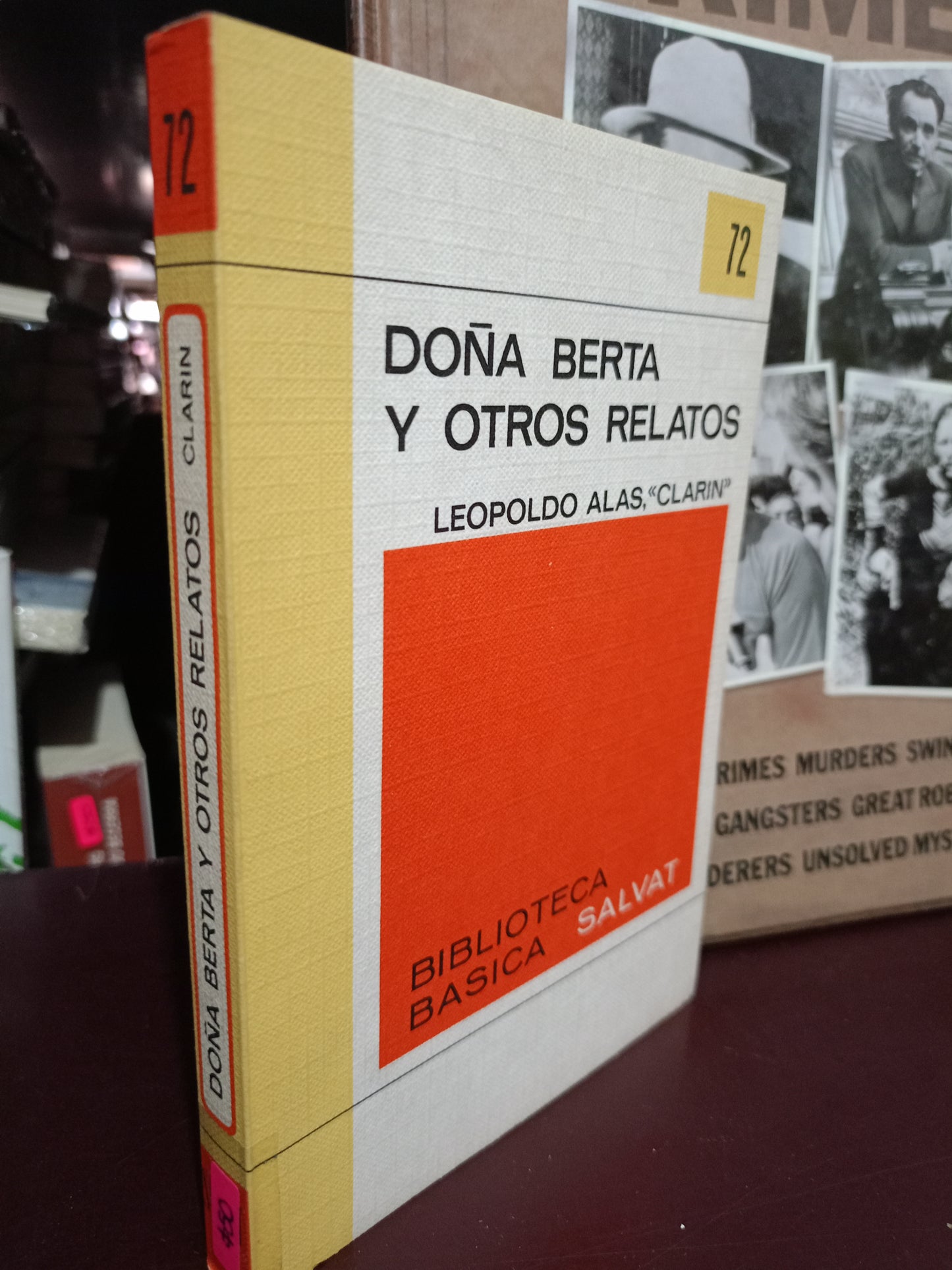 DOÑA BERTA Y OTROS RELATOS LEOPOLDO ALAS CLARIN USADO NOVELA LITERARIO 305