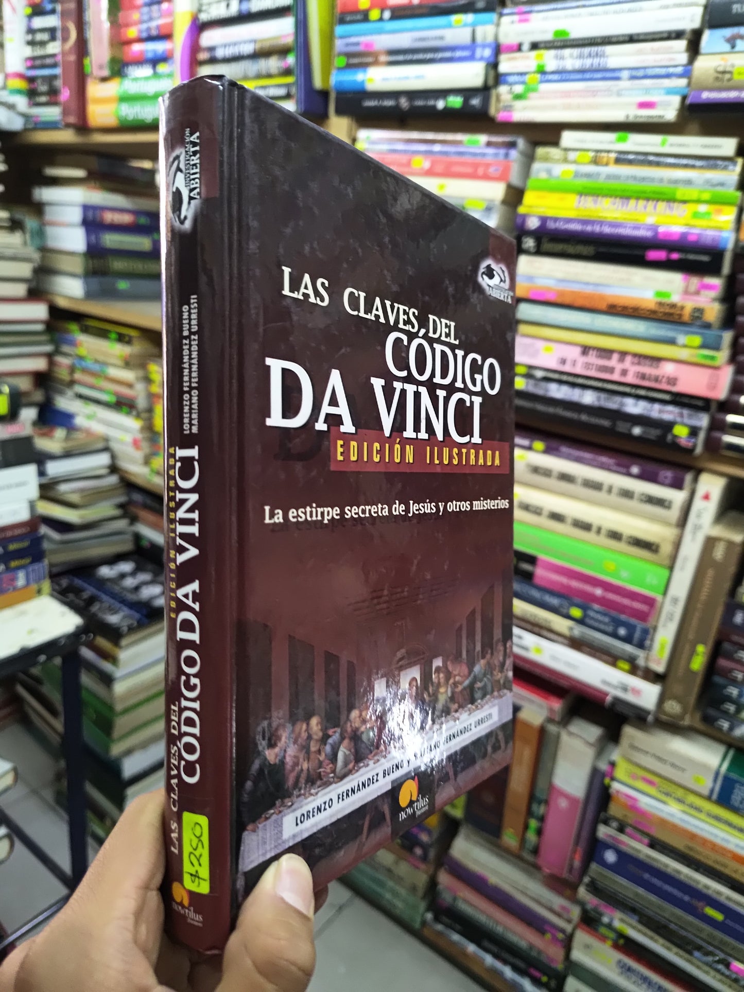 LAS CLAVES DEL CODIGO DA VINCI POR LORENZO FERNANDEZ BUENO USADO HISTORIA LITERARIO 207