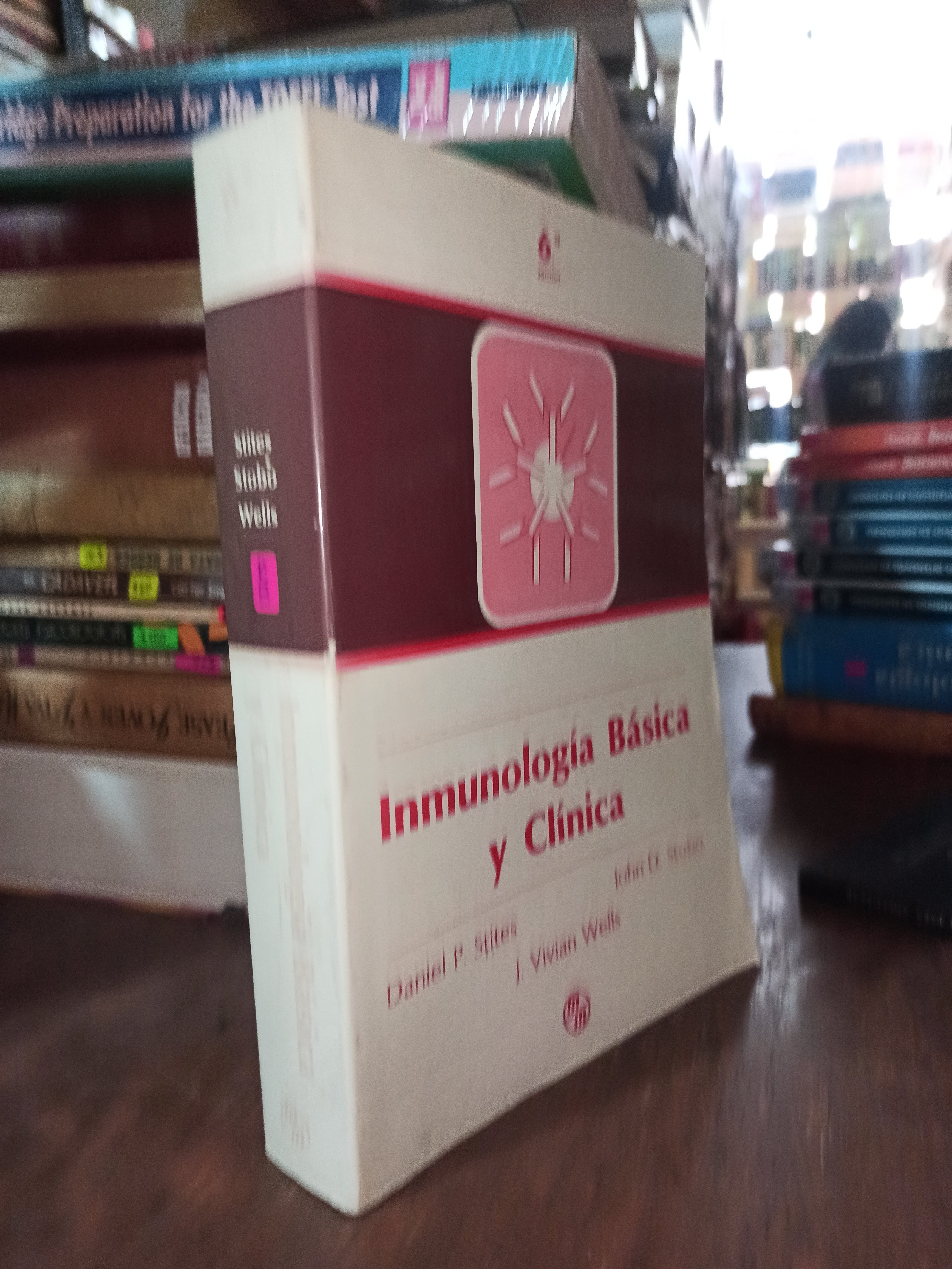 INMUNOLOGIA BASICA Y CLINICA POR DANIEL P. STITES USADO SALUD ALDAMA ...