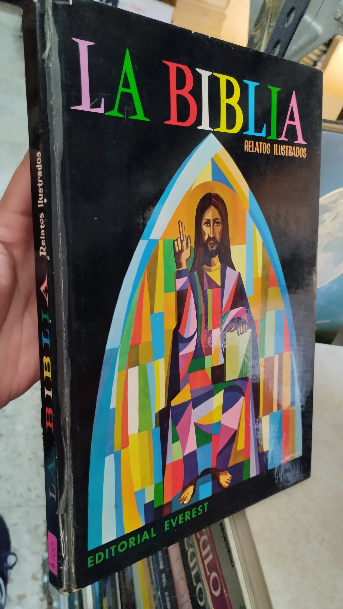 LA BIBLIA RELATOS ILUSTRADOS POR EDITORIAL EVEREST LIBRO USADO RELIGION ALDAMA