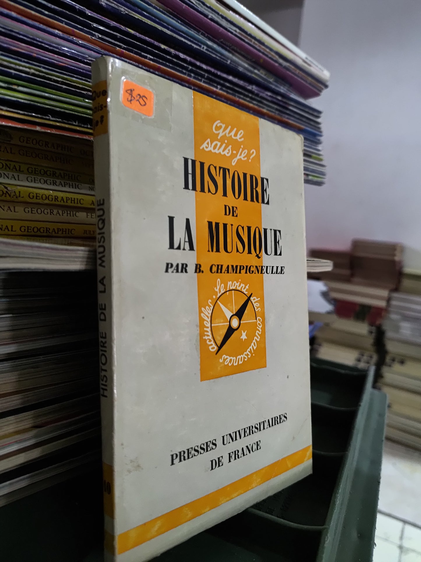 HISTOIRE DE LA MUSIQUE POR PAR B. CHAMPIGNEULLE USADO IDIOMAS JUAREZ 515