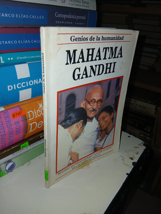GENIOS DE LA HUMANIDAD: MAHATMA GANDHI POR MICHAEL NICHOLSON USADO HISTORIA LITERARIO 207