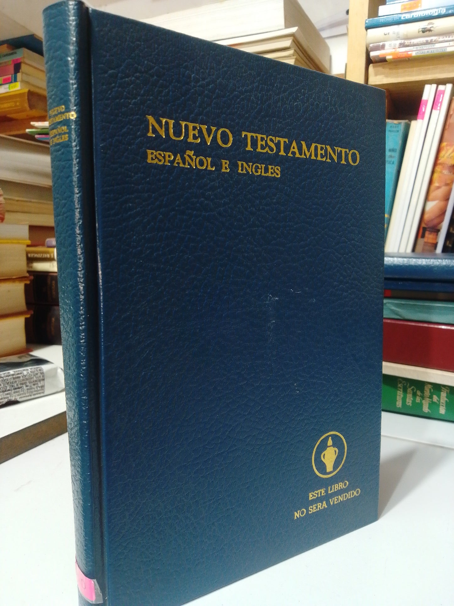 NUEVO TESTAMENTO ESPAÑOL INGLES USADO RELIGION JUAREZ