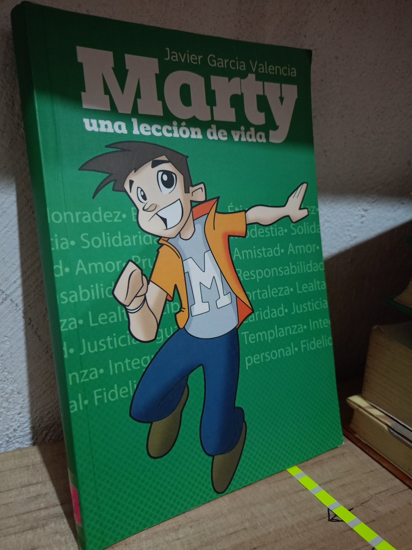 MARTY UNA LECCION DE VIDA POR JAVIER GARCIA VALENCIA USADO NOVELA LITERARIO 305
