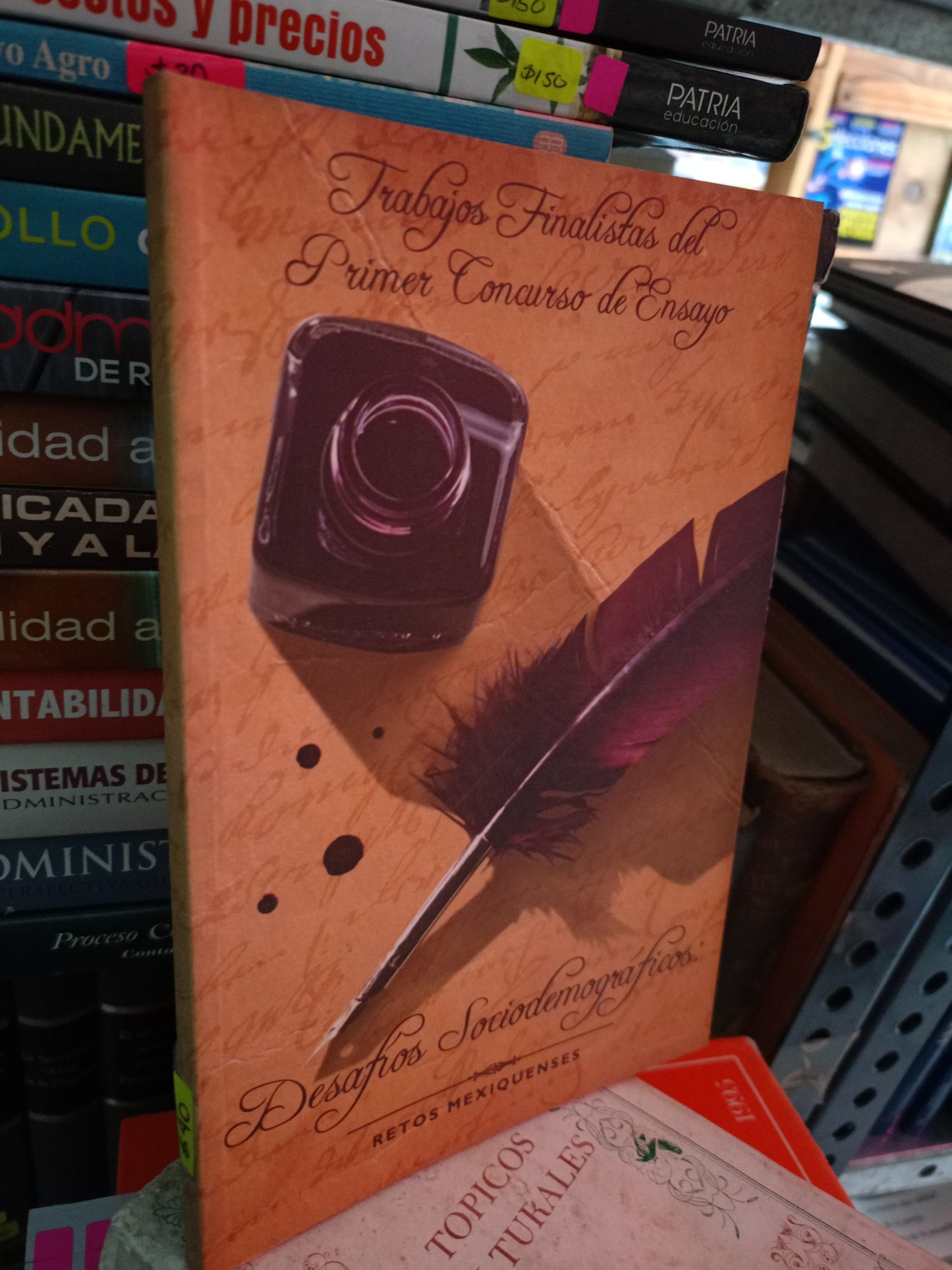 TRABAJOS FINALISTAS DEL PRIMER CONCURSO DE ENSAYO DESAFÍOS SOCIODEMOGRÁFICOS USADO HISTORIA LITERARIO 305