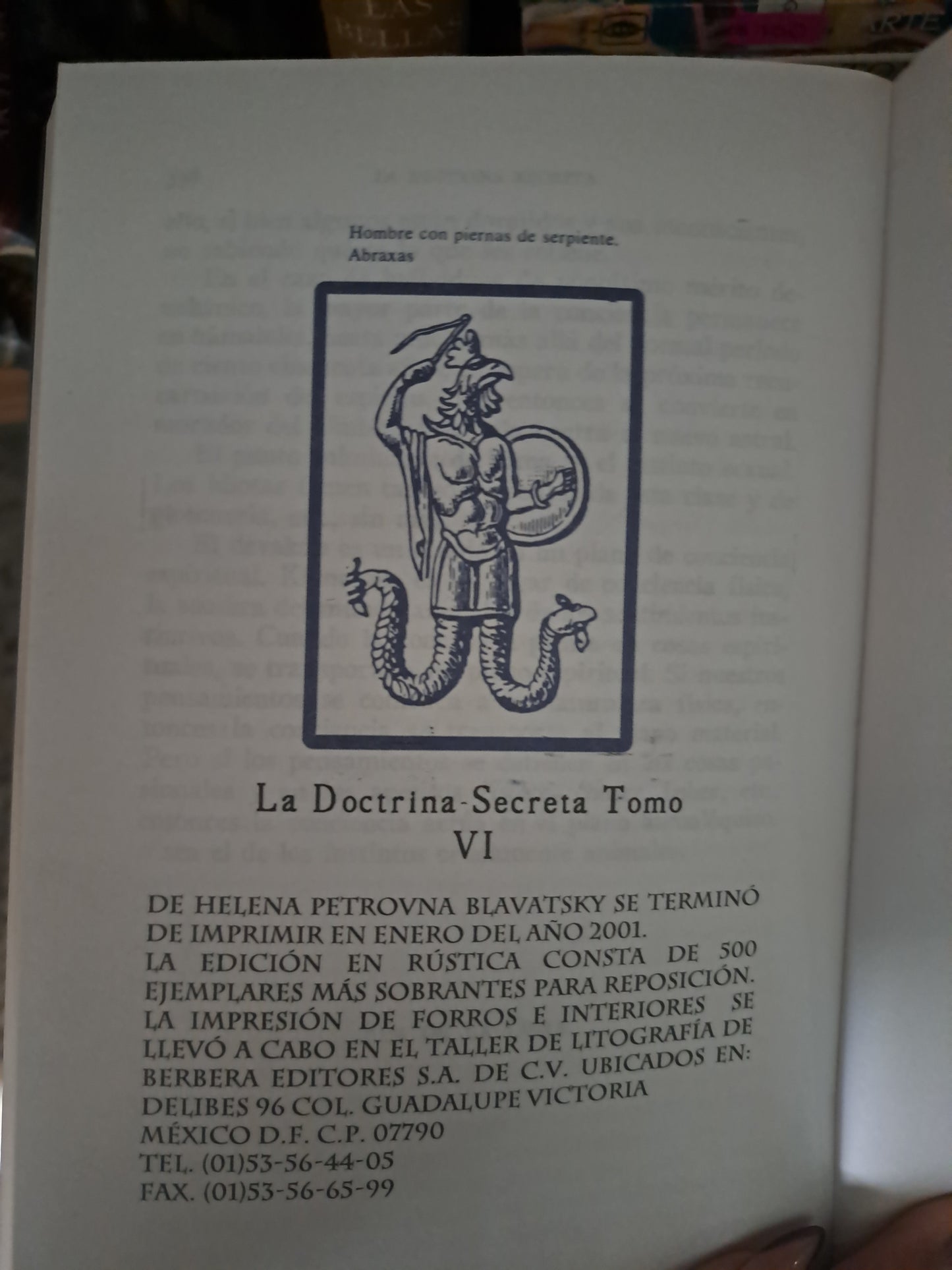 LA DOCTRINA SECRETA SÍNTESIS DE CIENCIA, RELIGIÓN Y FILOSOFÍA SON 6 TOMOS H.P.BLAVATSKY USADO ESOTERISMO ALDAMA