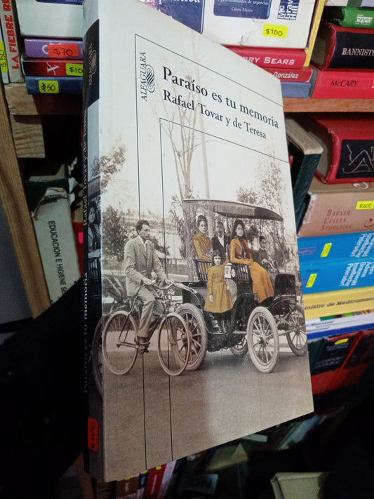 PARAISO ES TU MEMORIA RAFAEL TOVAR Y DE TERESA USADO NOVELA LITERARIO #305