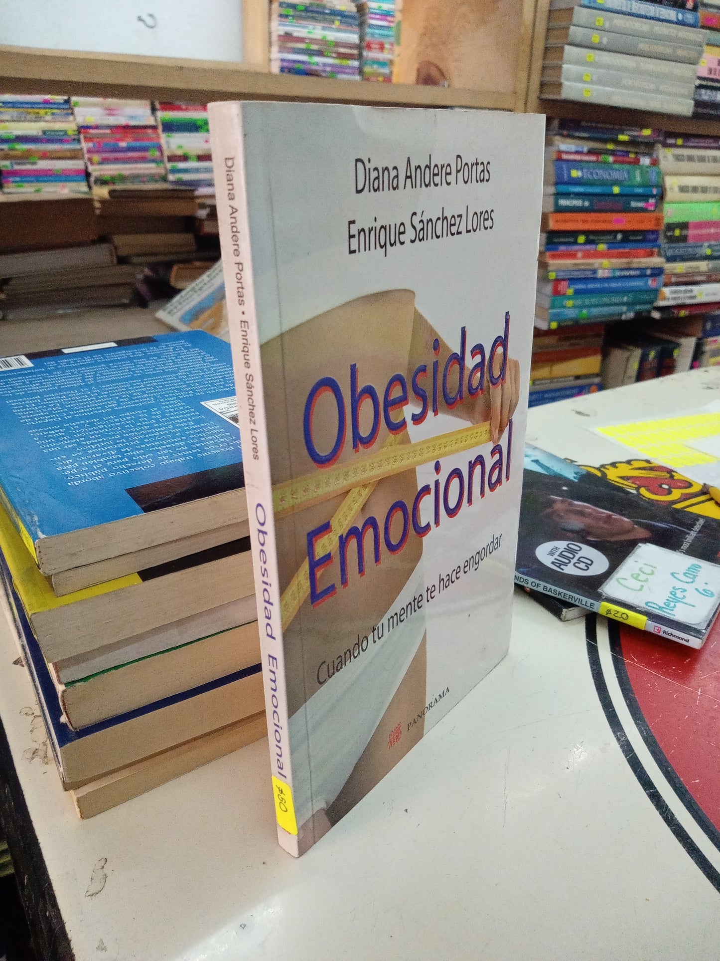 OBESIDAD EMOCIONAL POR DIANA ANDERE PORTAS Y ENRIQUE SANCHEZ LORES USADO SALUD LITERARIO 207