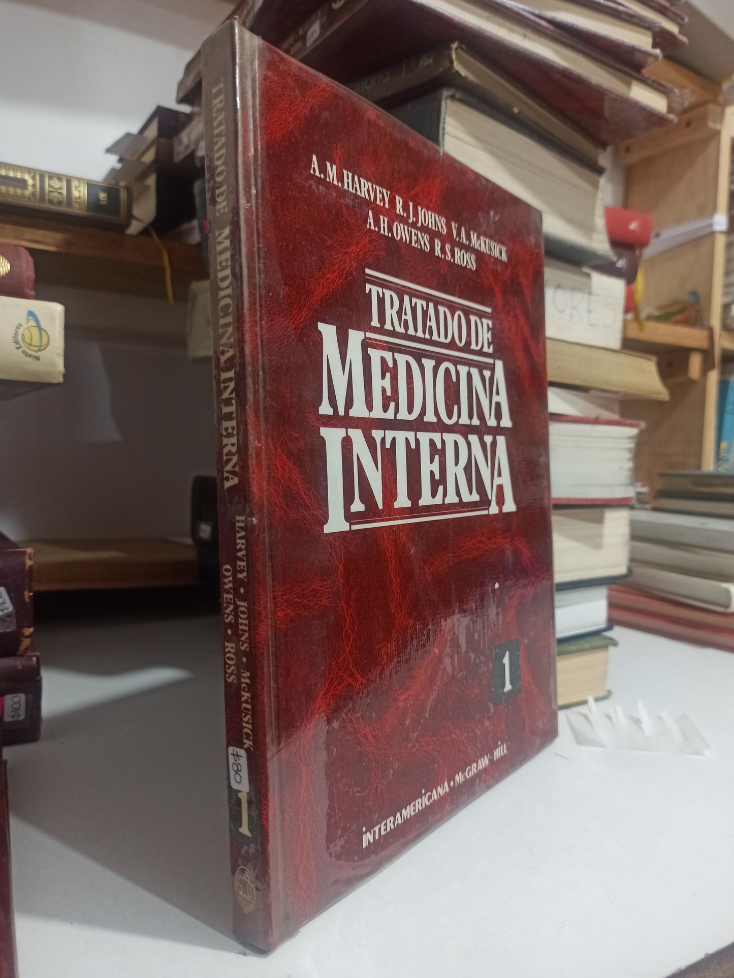 TRATADO DE MEDICINA INTERNA TOMO 1 POR A. M. JARVEY Y OTROS USADO SALUD JUÁREZ