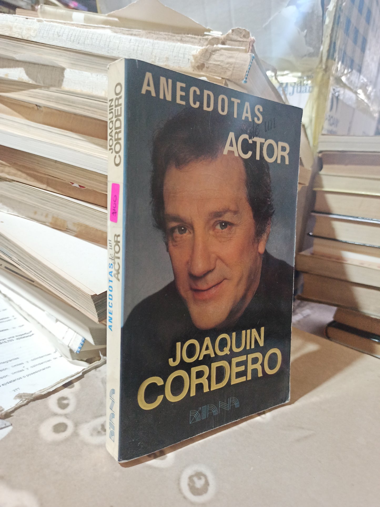 ANECDOTAS DE UN AUTOR JOAQUIN CORDERO USADO NOVELAS ALDAMA