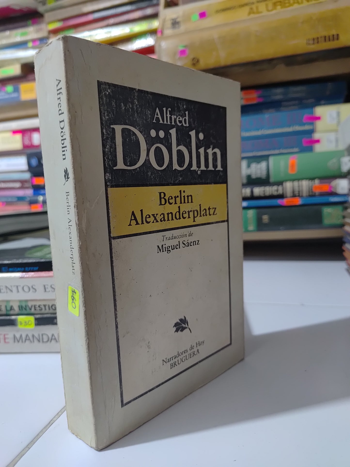 BERLIN ALEXANDERPLATZ POR ALFRED DOBLIN USADO NOVELAS JUAREZ 507
