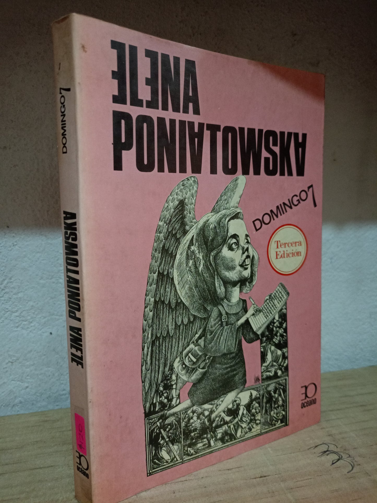 DOMINGO 7 POR ELENA PONIATOWSKA USADO NOVELA LITERARIO 305