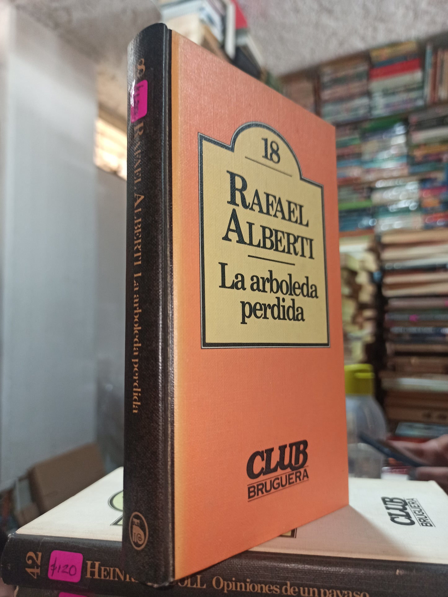 LA ARBOLEDA PERDIDA POR RAFAEL ALBERTI USADO NOVELAS ALDAMA