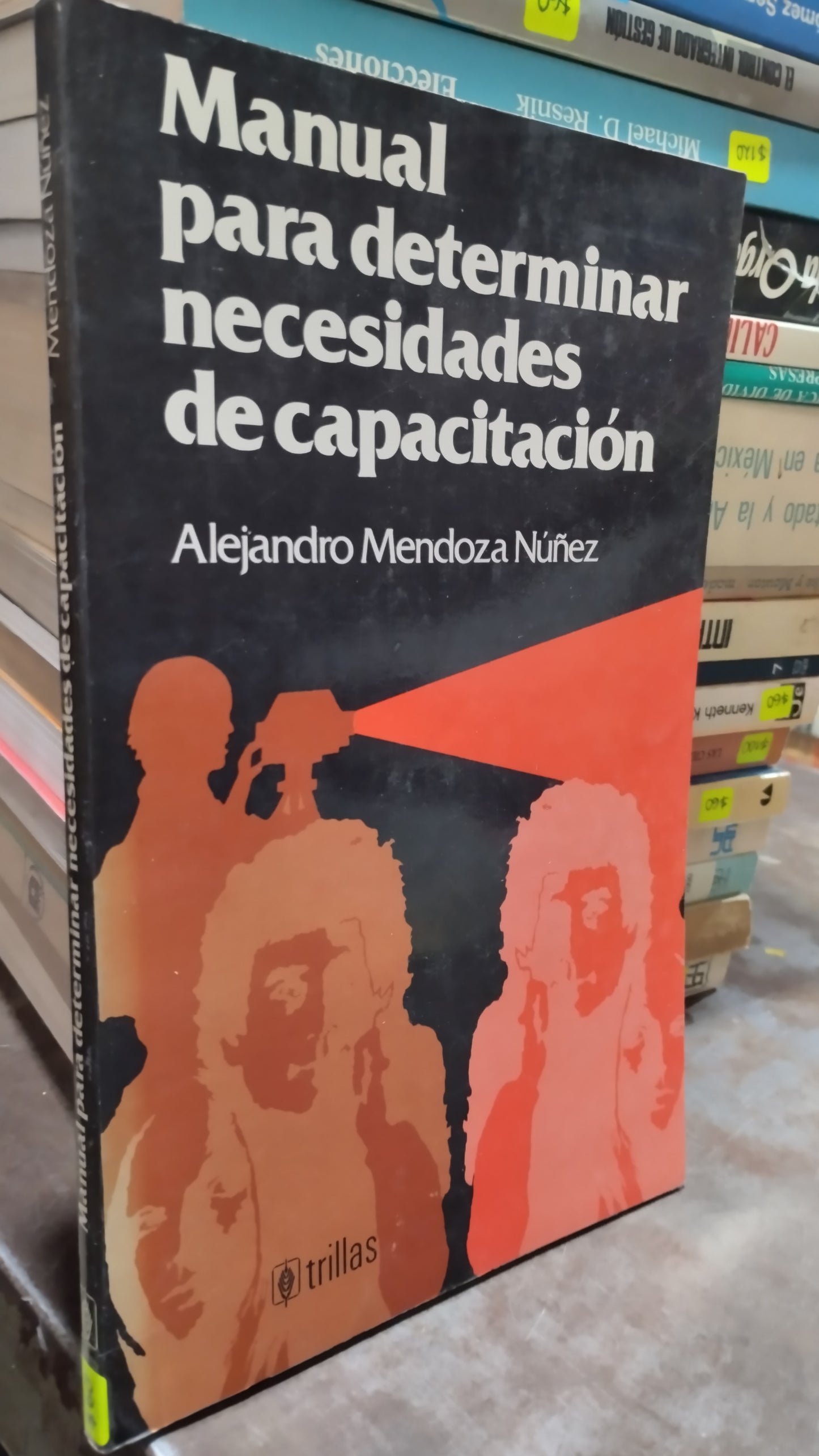 MANUAL PARA DETERMINAR NECESIDADES DE CAPACITACION POR ALEJANDRO MENDOZA NUÑEZ LIBRO USADO ADMINISTRACION ALDAMA