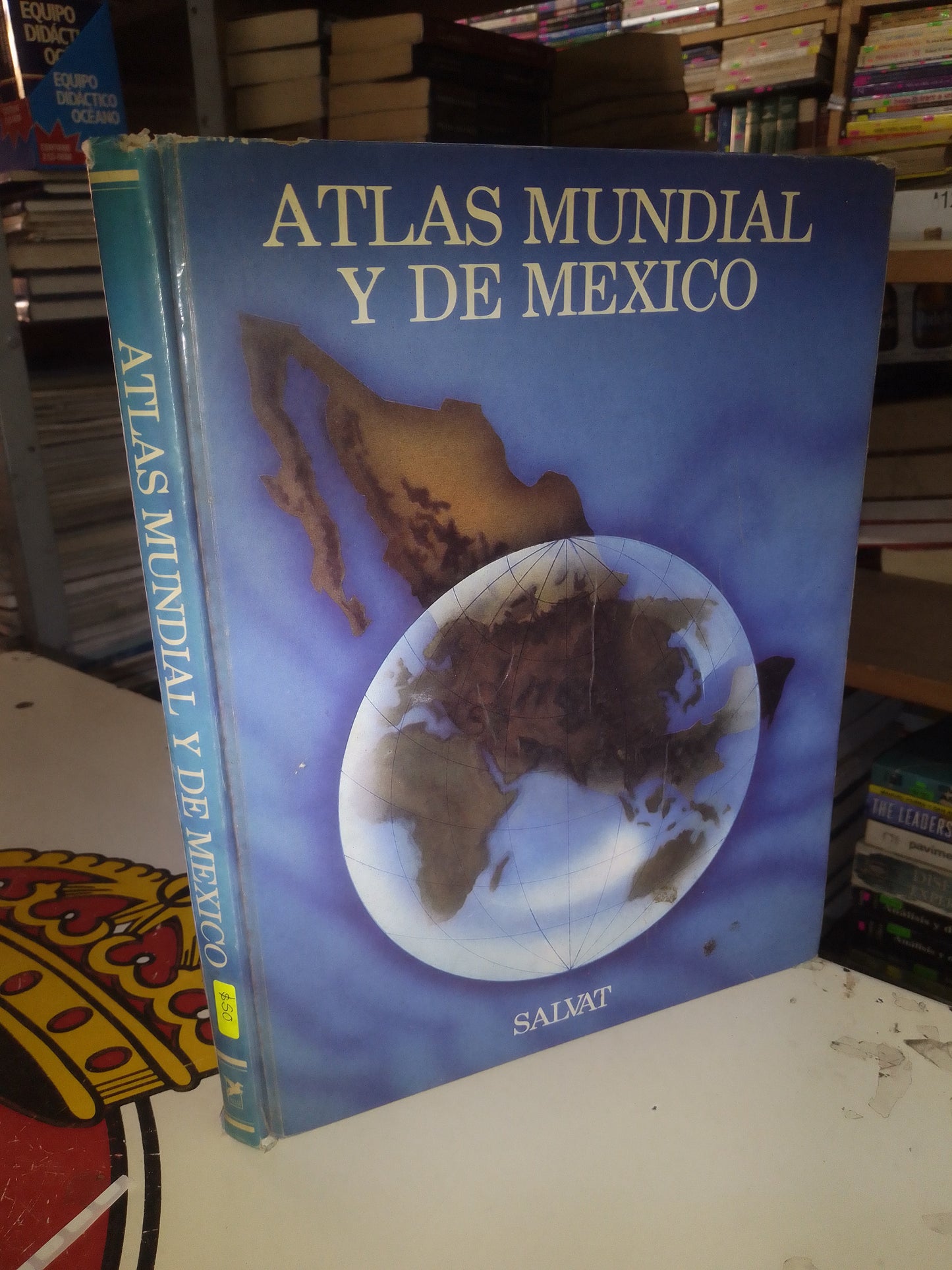 ATLAS MUNDIAL Y DE MÉXICO USADO GEOGRAFIA LITERARIO 207