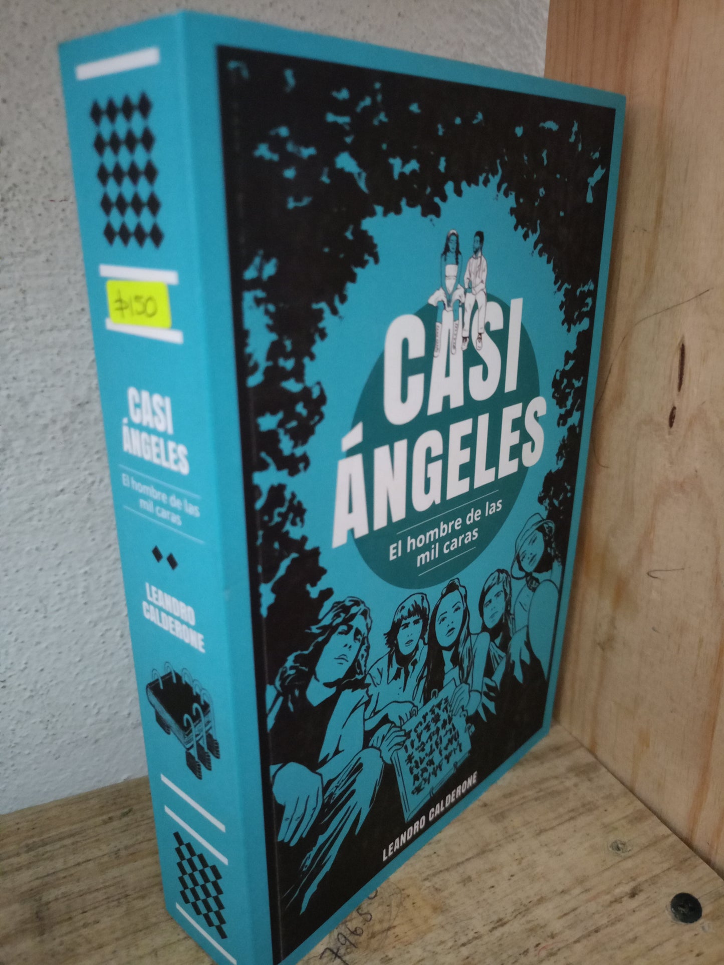 CASI ANGELES LEANDRO CALDERONE USADO NOVELA LITERARIO 305