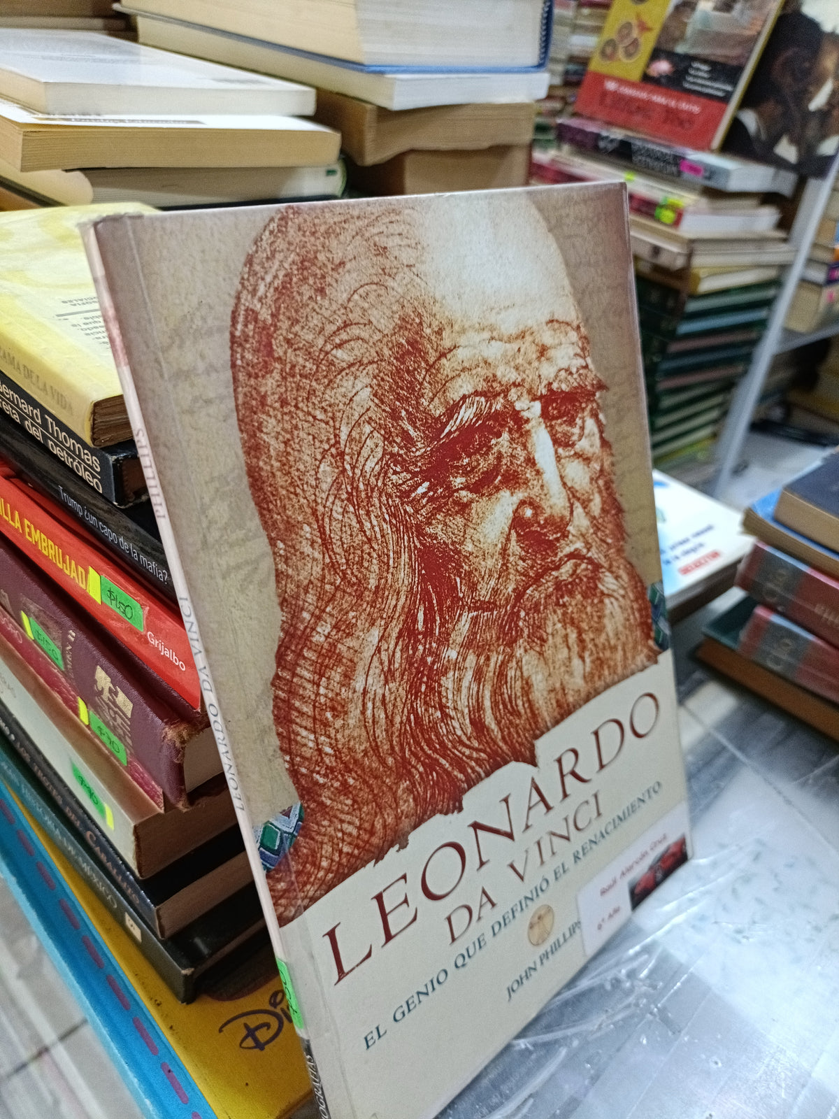 LEONARDO DA VINCI EL GENIO QUE DEFINIO EL RENACIMIENTO POR JOHN PHILIPS USADO HISTORIA JUAREZ 507