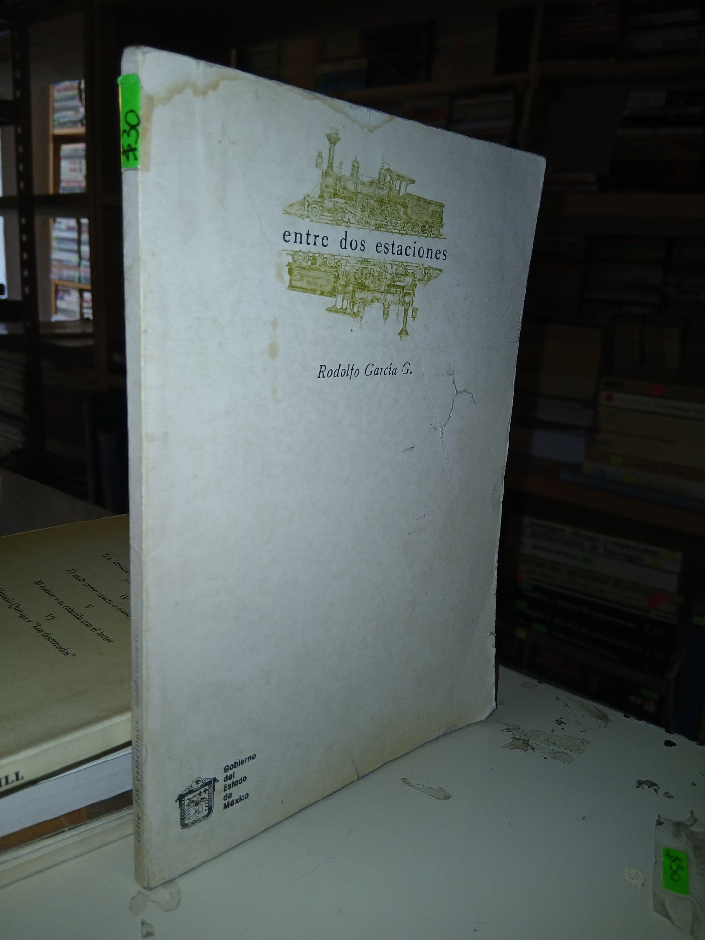 ENTRE DOS ESTACIONES POR RODOLFO GARCÍA G. USADO NOVELA LITERARIO 207