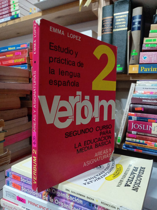 ESTUDIO Y PRACTICA DE LA LENGUA ESPAÑOLA VERBUM 2 AREAS Y ASIGNATURAS USADO EDUCACION JUAREZ