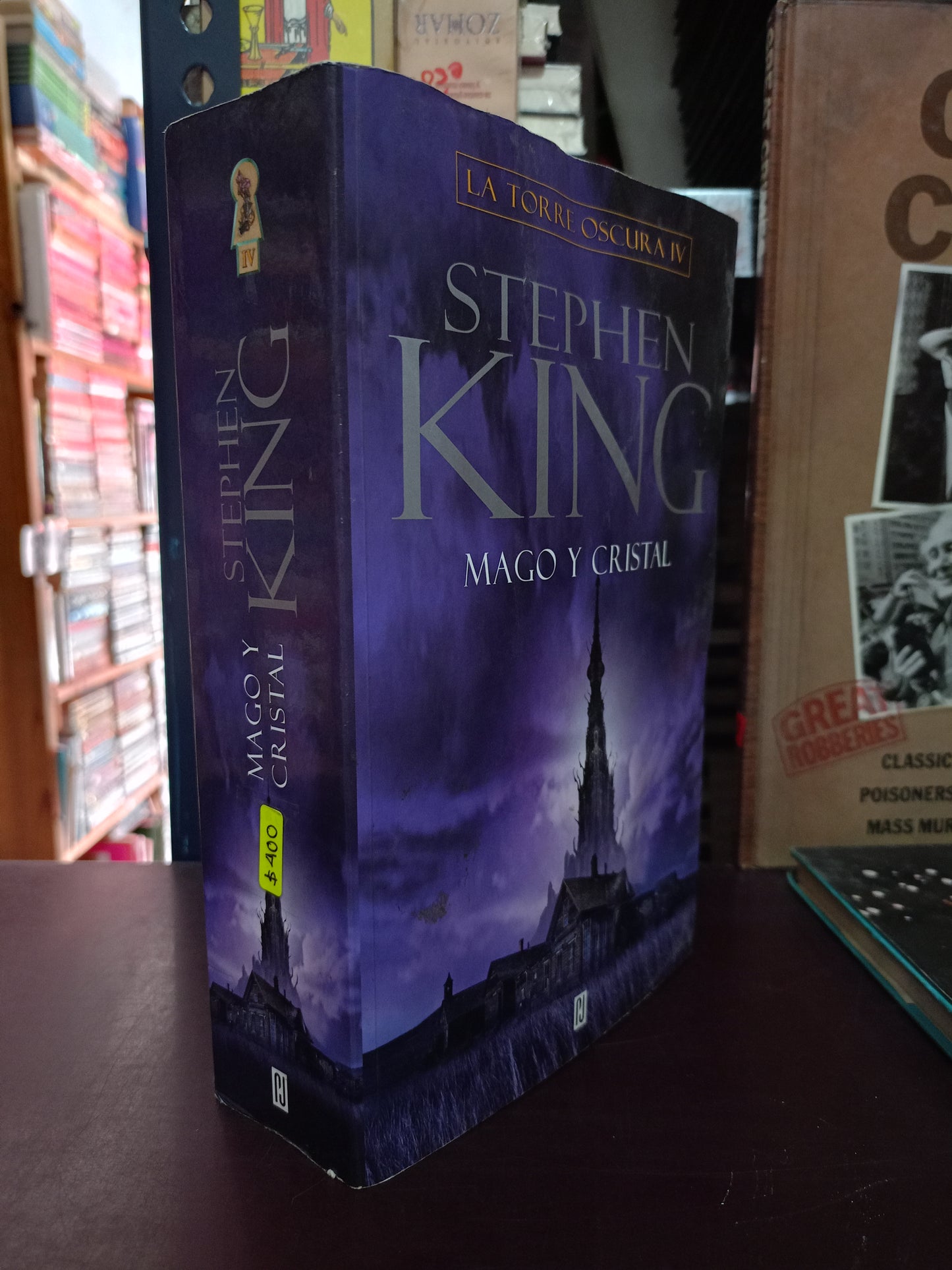 MAGO Y CRISTAL (LA TORRE OSCURA IV) POR STEPHEN KING USADO NOVELA LITERARIO 305