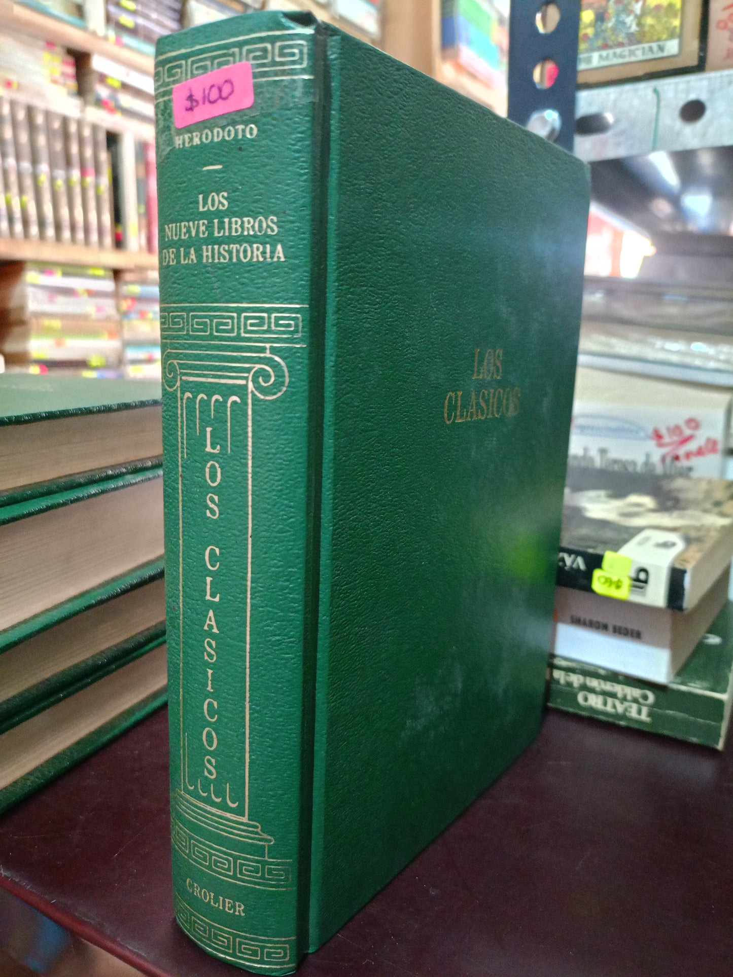 LOS NUEVE LIBROS DE LA HISTORIA POR HERODOTO USADO NOVELA LITERARIO 305