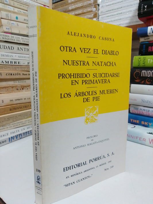 OTRA VEZ EL DIABLO Y OTROS TEXTOS POR ALEJANDRO CASONA USADO NOVELA JUÁREZ