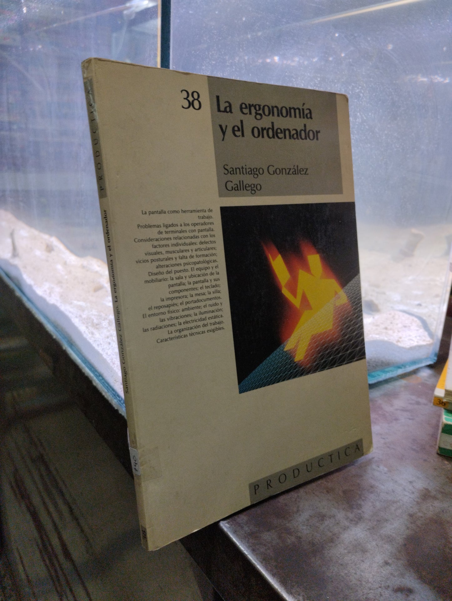 LA ERGINOMIA Y EL ORDENADOR POR SANTIAGO GONZÁLEZ GALLEGO USADO CIENCIA ALDAMA
