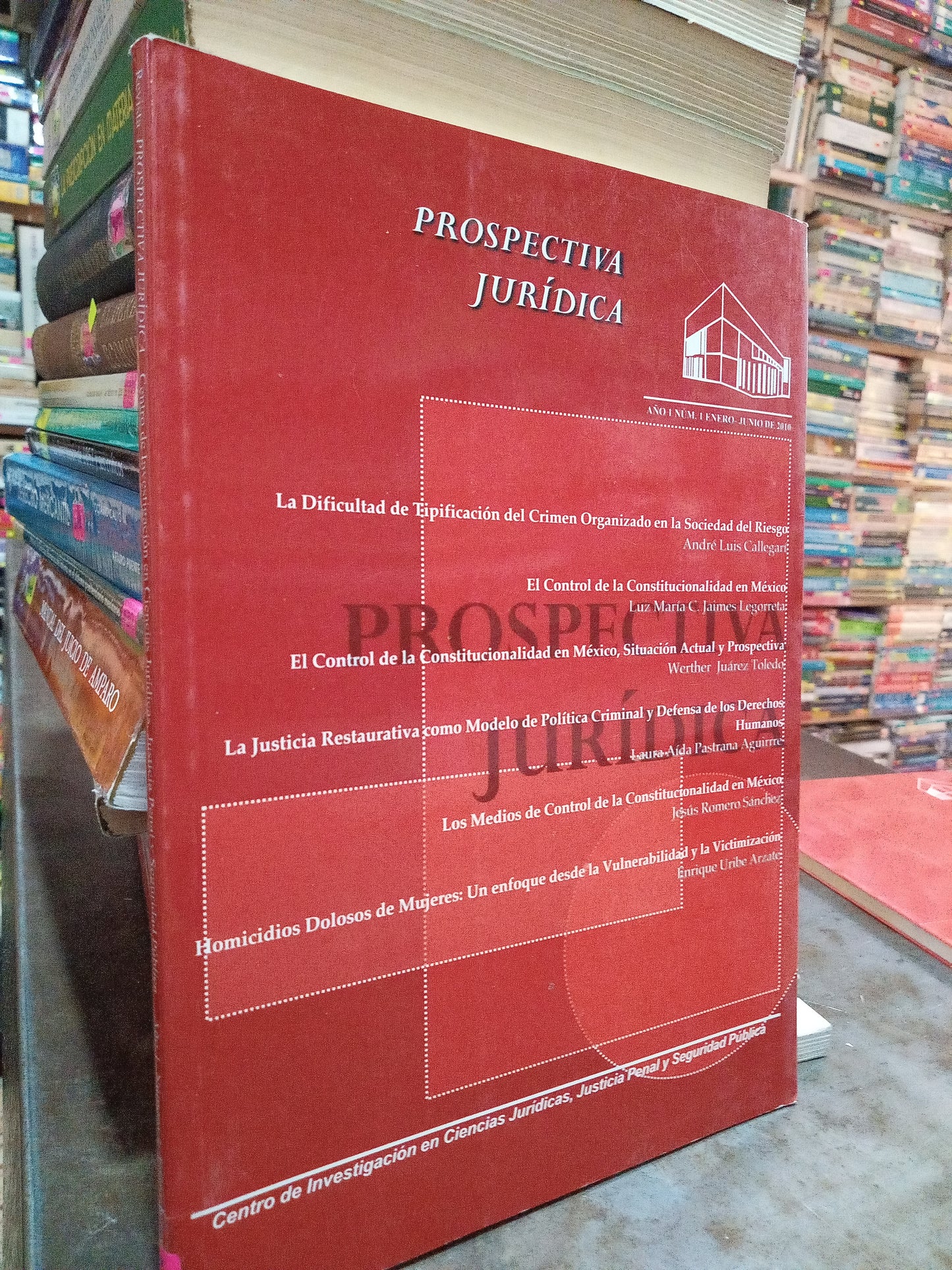 PROSPECTIVA JURIDICA POR CENTRO DE INVESTIGACIÓN EN CIENCIAS JURIDICAS USADO DERECHO ALDAMA