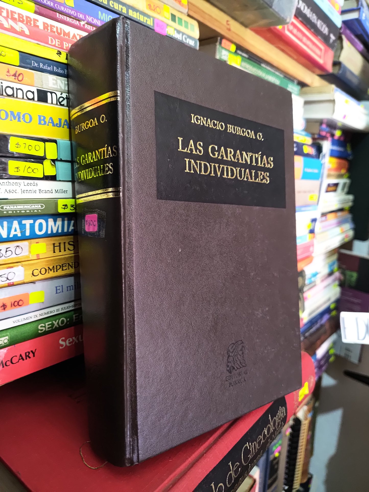 LAS GARANTIAS INDIVIDUALES POR IGNACIO BURGOA O. USADO DERECHO LITERARIO 305