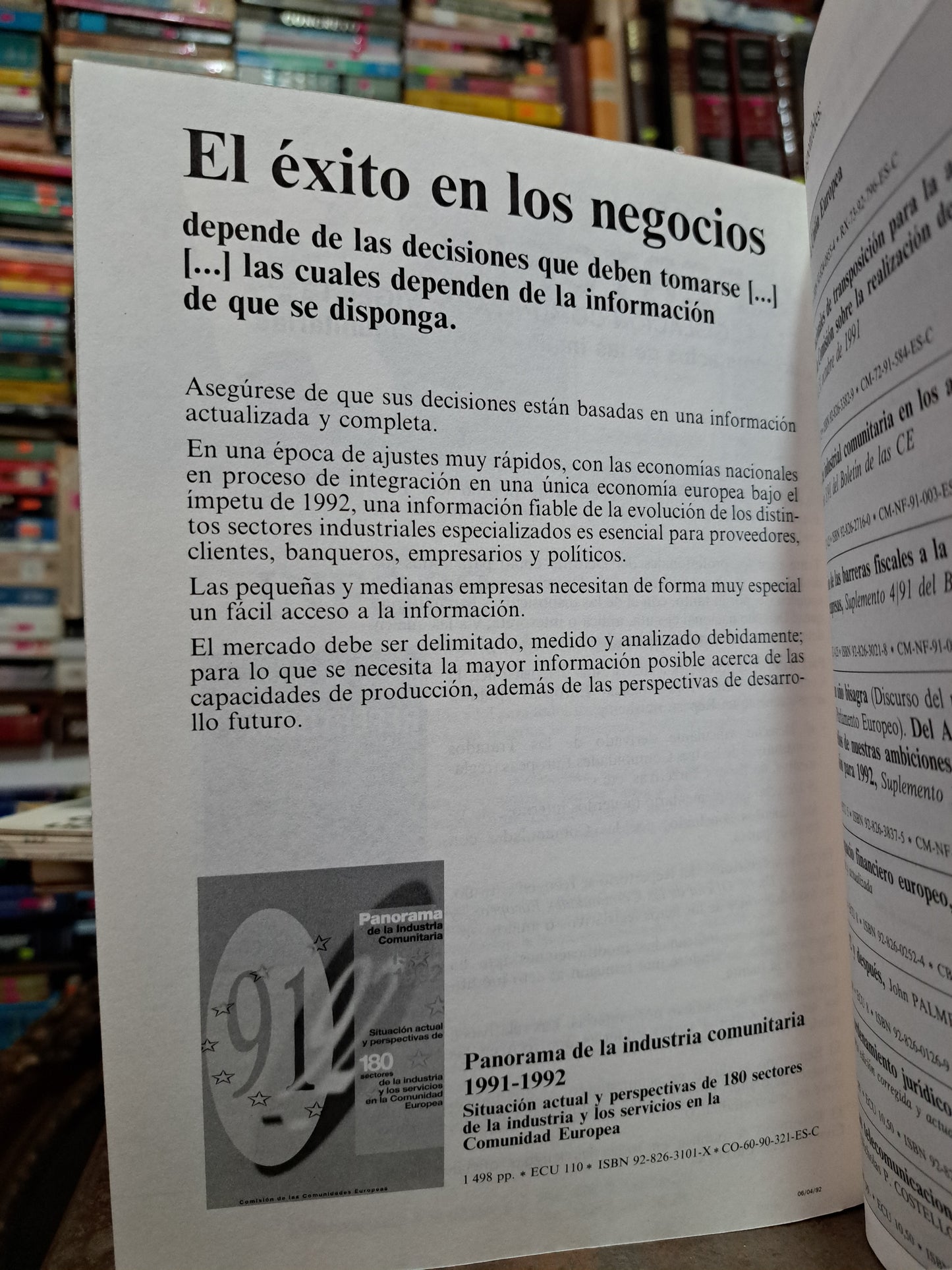 LA INVESTIGACIÓN DESPUÉS DE MAASTRICHT: UN BALANCE UNA ESTRATEGIA COMISIÓN DE LAS COMUNIDADES EUROPEAS USADO EDUCACIÓN ALDAMA