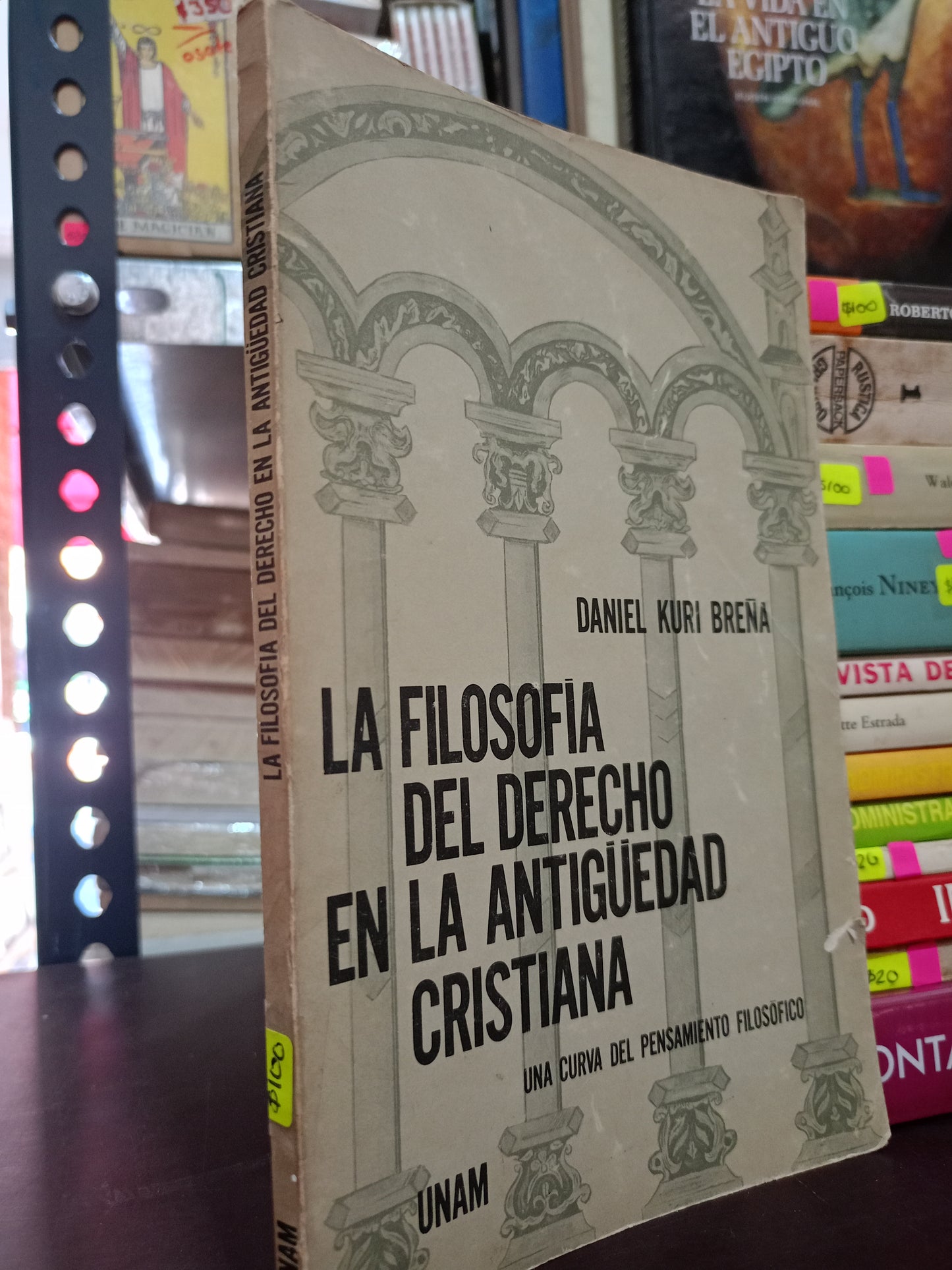 LA FILOSOFIA DEL DERECHO EN LA ANTIGÜEDAD CRISTIANA POR DANIEL KURI BREÑA USADO DERECHO LITERARIO 305