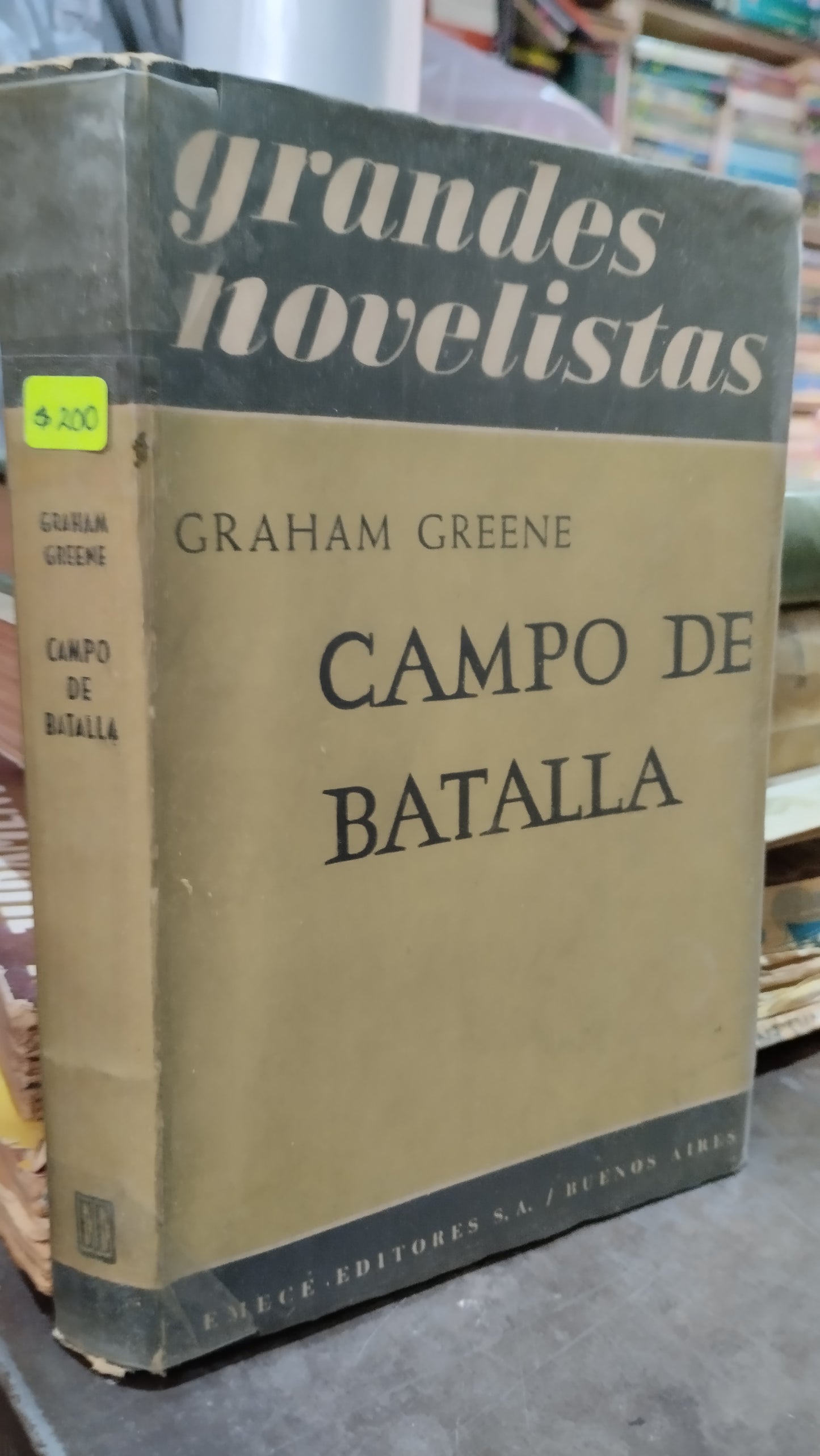 CAMPO DE BATALLA POR GRAHAM GREENE LIBRO USADO ANTIGUO ALDAMA