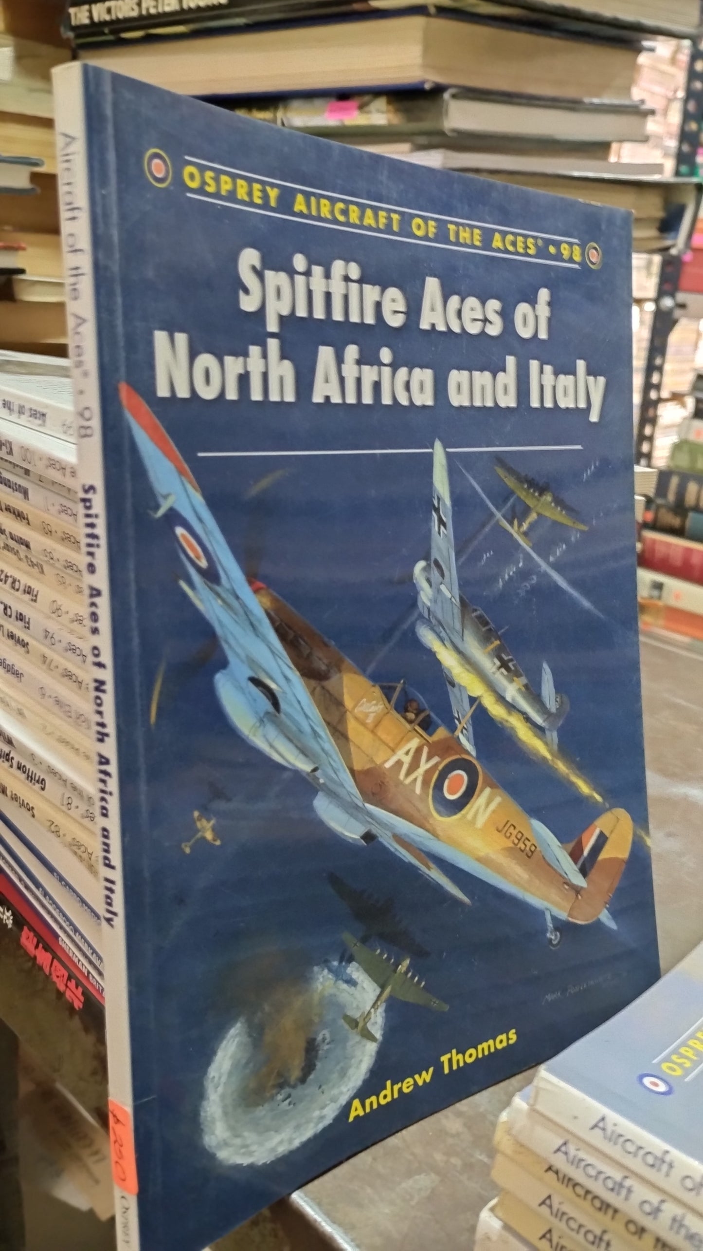 SPITFIRE ACES OF NORTH AFRICA AND ITALY 98 LIBRO USADO HISTORIA ALDAMA