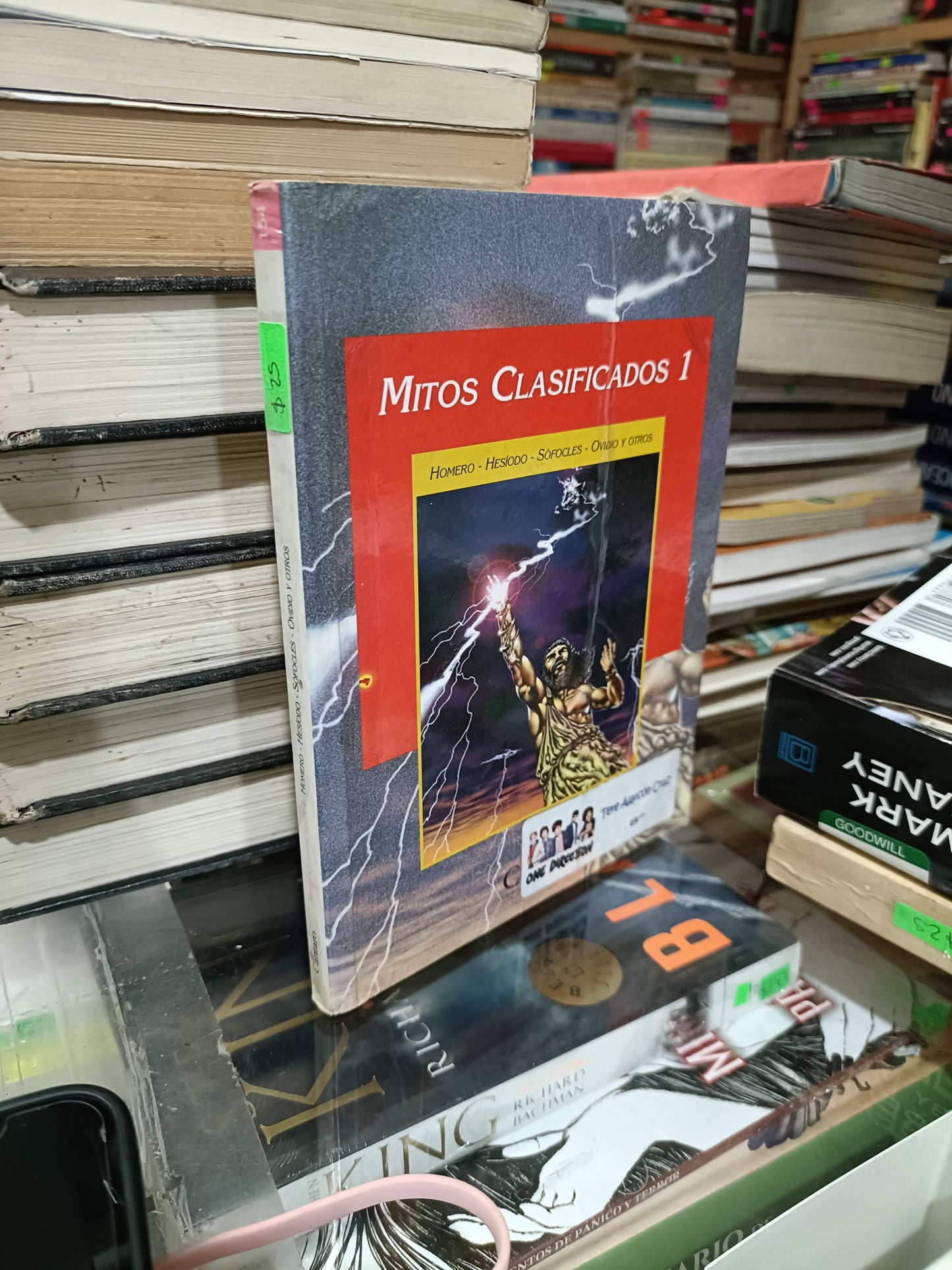 MITOS CLASIFICADOS 1 POR HOMERO HESIODO SOFOCLES OVIDIO Y OTROS USADO NOVELA JUAREZ 507