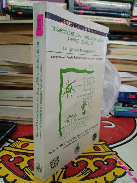 DESARROLLO REGIONAL Y URBANO EN MEXICO A FINALES DEL SIGLO XX TOMO IV POR AUTORES VARIOS USADO AGRICULTURA LITERARIO 207