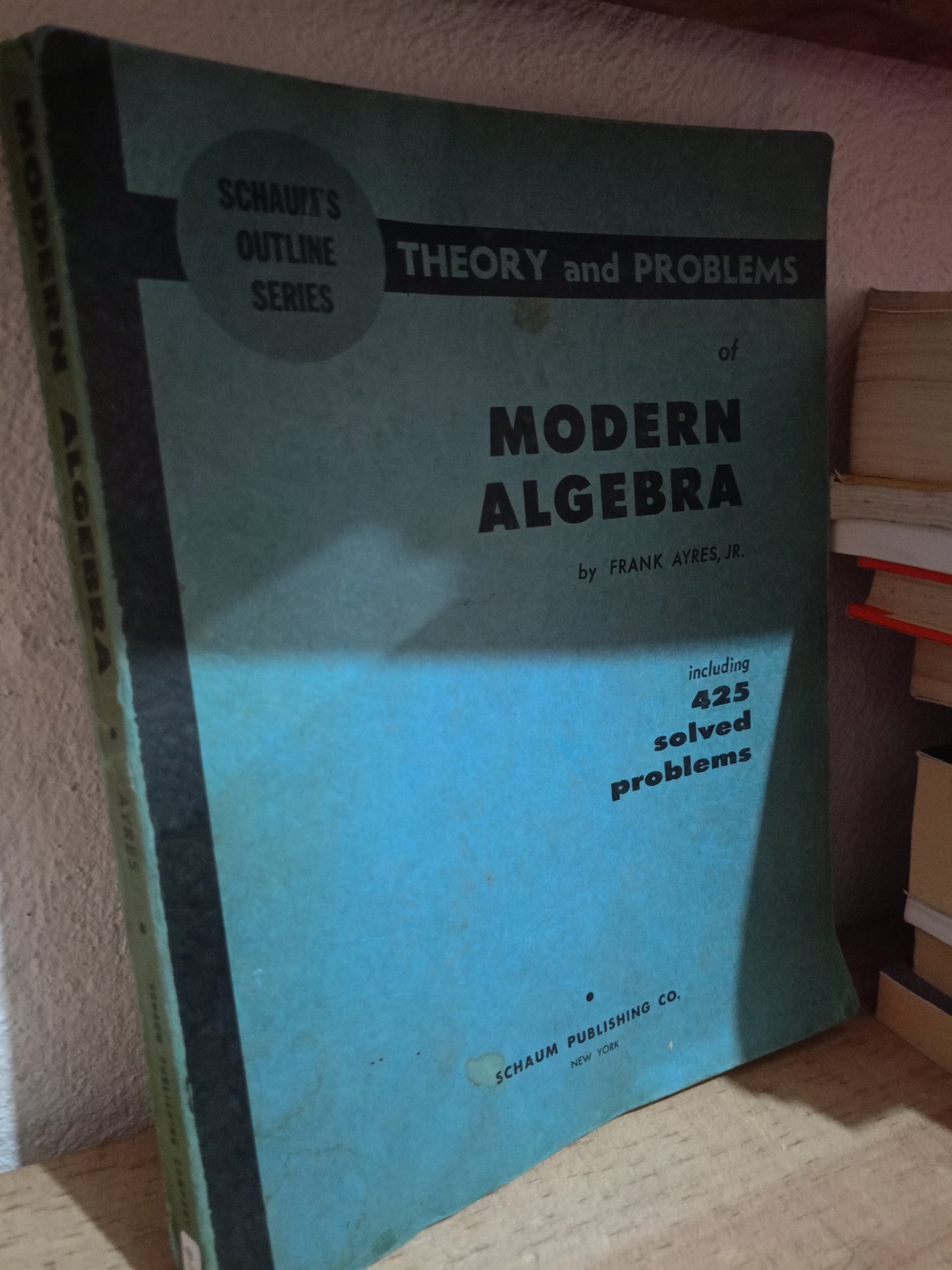 MODERN ALGEBRA POR FRANK AYRES USADO MATE LITERARIO 305