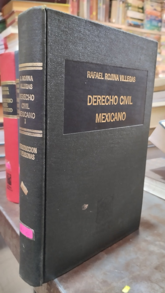DERECHO CIVIL MEXICANO POR RAFAEL ROJINA VILLEGAS LIBRO USADO DERECHO ALDAMA