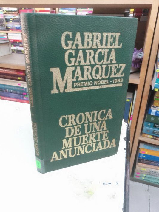 CRÓNICA DE UNA MUERTE ANUNCIADA POR GABRIEL GARCÍA MÁRQUEZ USADO NOVELA LITERARIO 207