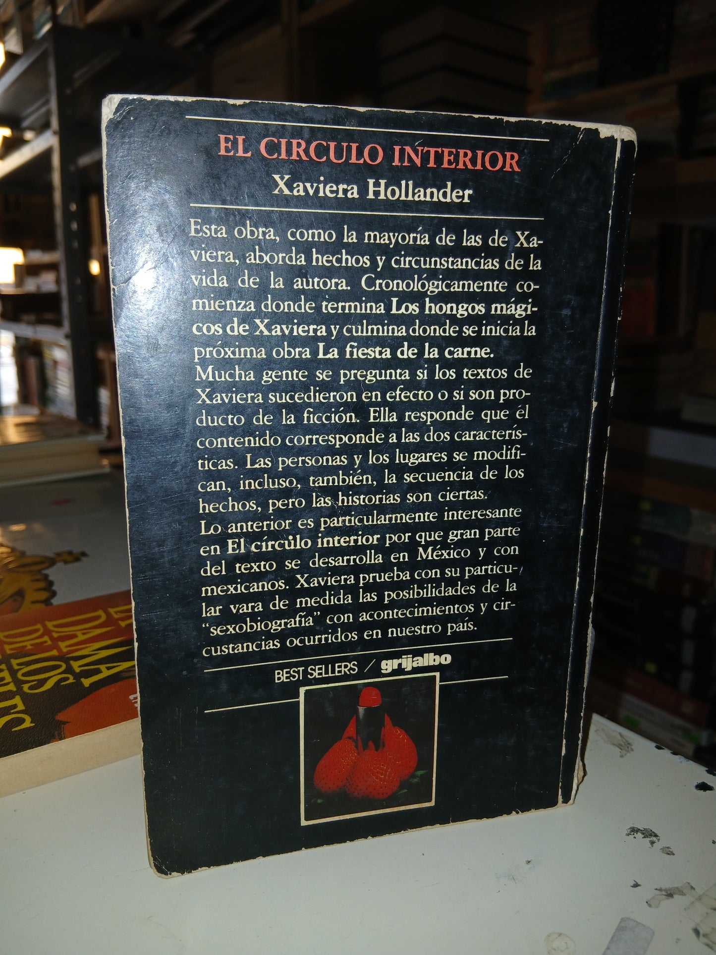 EL CÍRCULO INTERIOR POR XAVIERA HOLLANDER USADO NOVELA LITERARIO 207