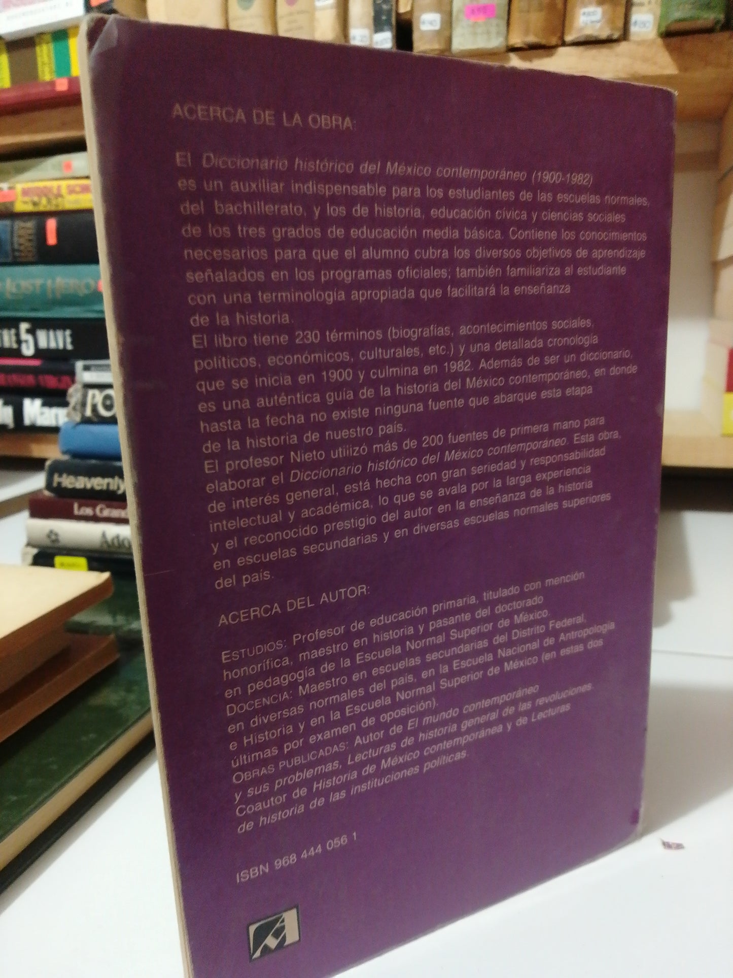 DICCIONARIO HISTORICO DEL MEXICO CONTEMPORANEO POR J DE JESES NIETO LOPEZ USADO HISTORIA JUÁREZ