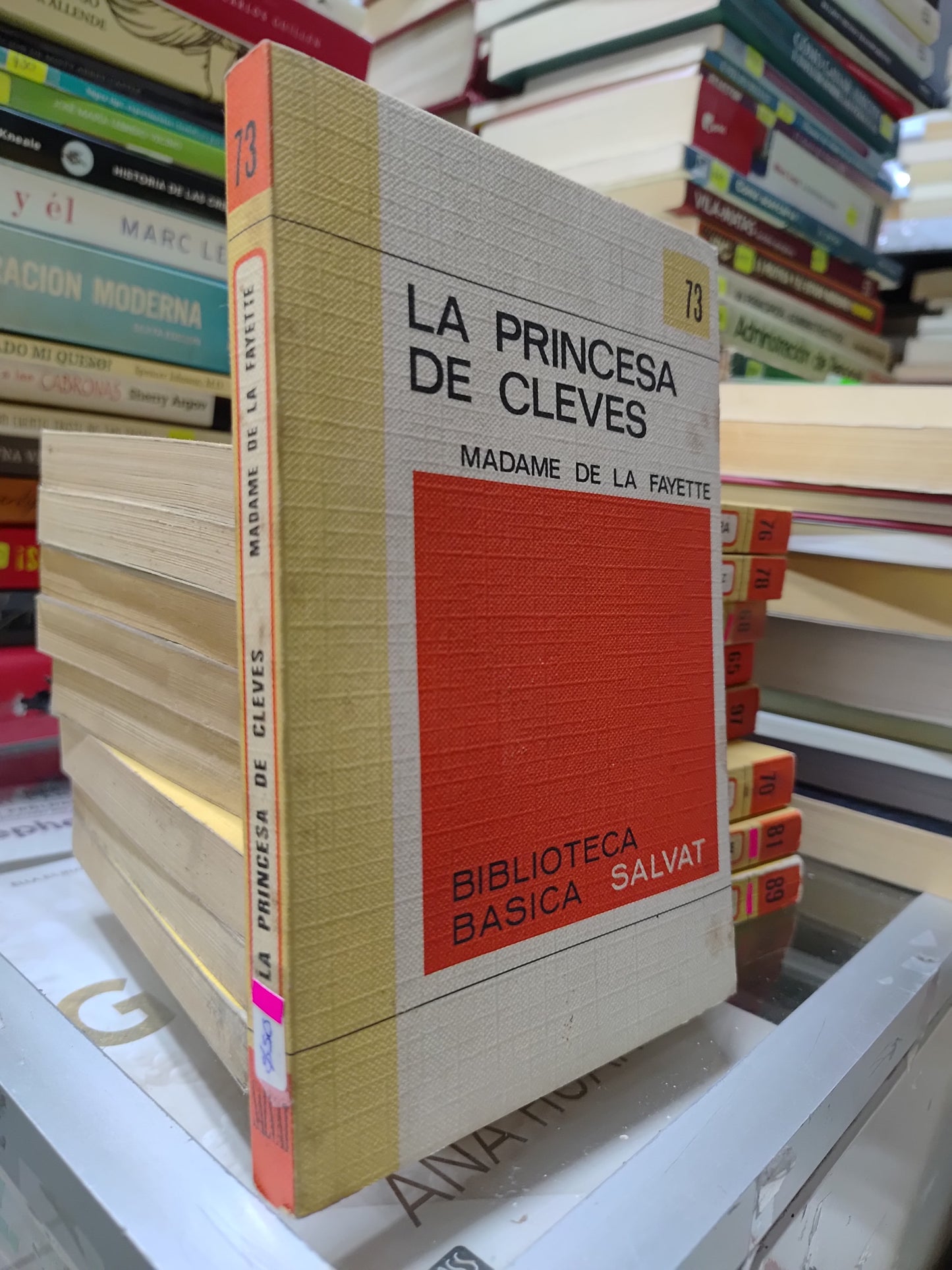 LA PRINCESA DE CLEVES POR MADAME DE LA FAYETTE USADO NOVELAS JUAREZ 507