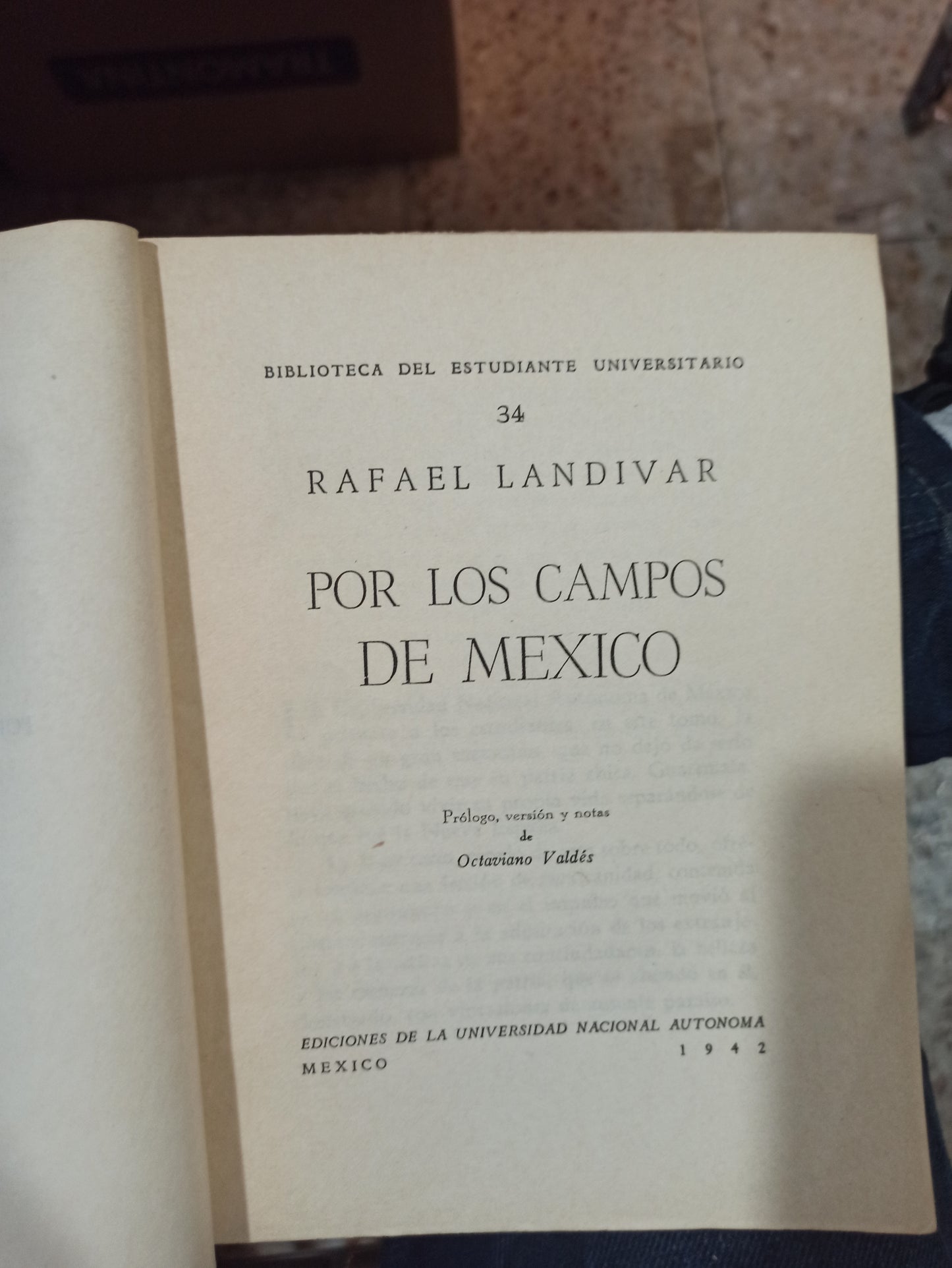 POR LOS CAMPOS DE MEXICO POR RAFAEL LANDIVAR USADO HISTORIA ALDAMA