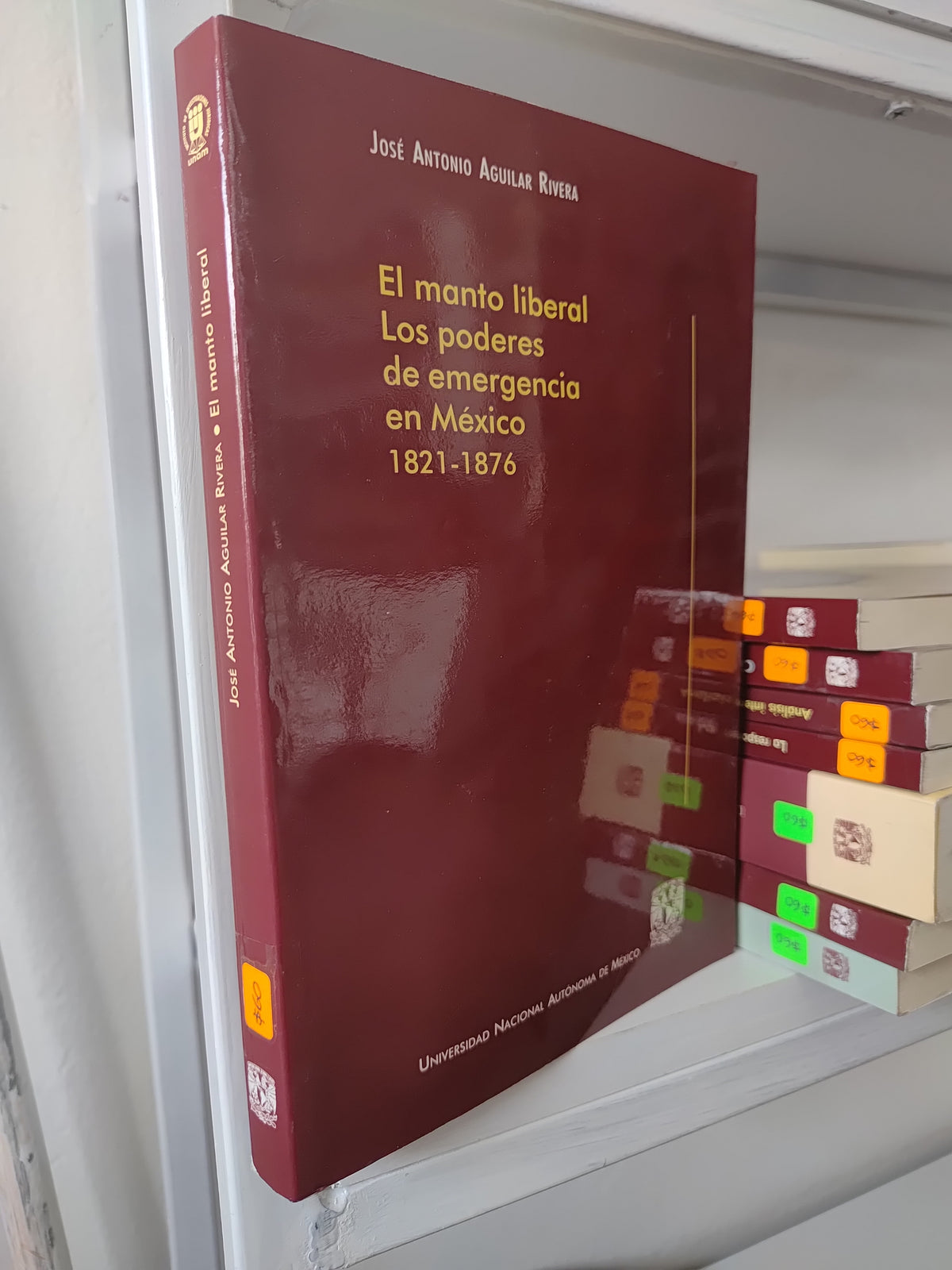 EL MANTO LIBERAL LOS PODERES DE EMERGENCIA EN MEXICO POR JOSE ANTONIO AGUILAR RIVERA USADO DERECHO JUAREZ 515