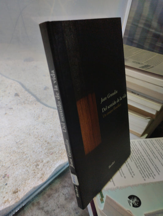 DEL SENTIDO DE LA VIDA POR JEAN GEONDIN USADO SOCIOLOGIA ALDAMA