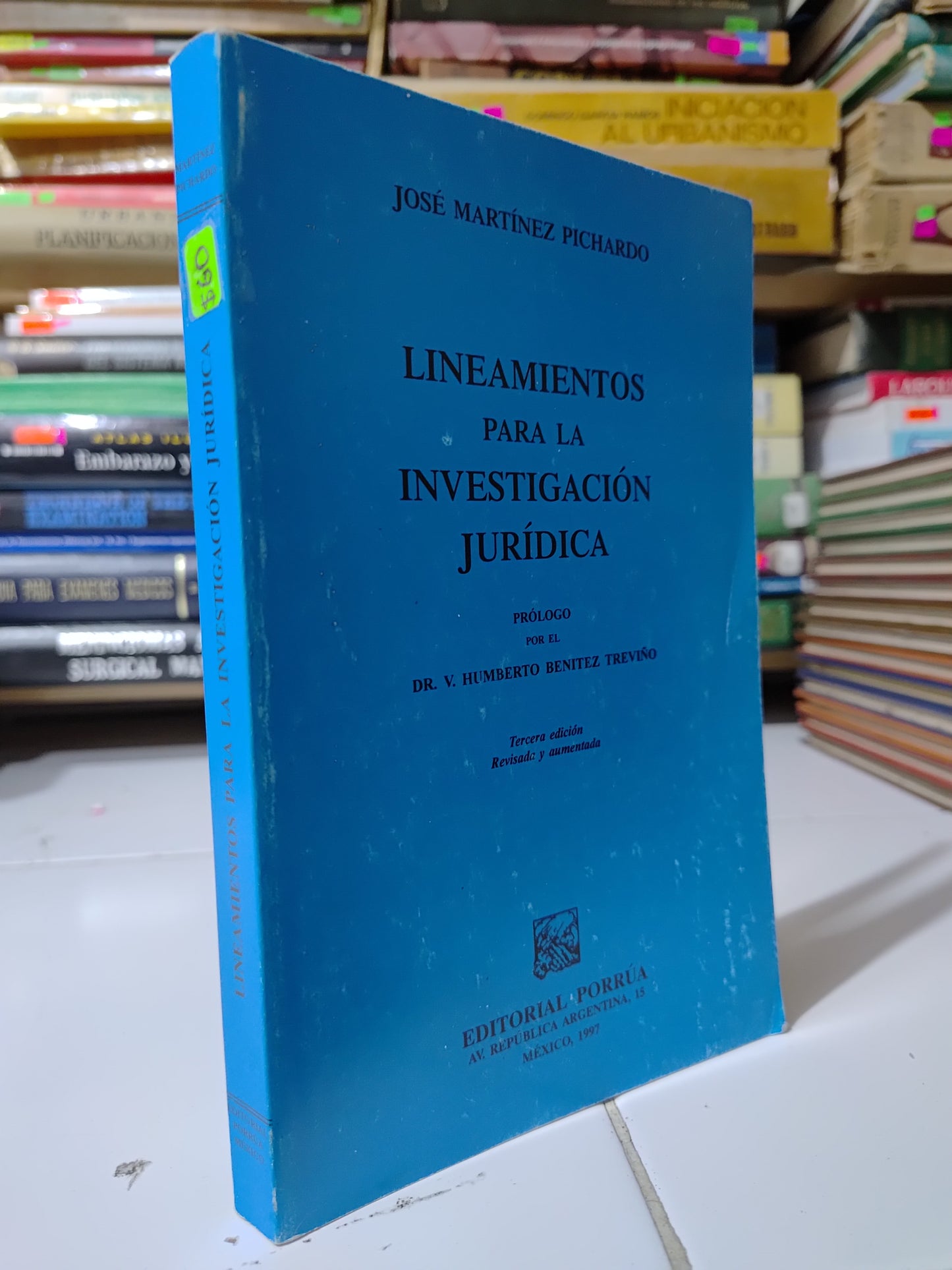 LINEAMIENTOS PARA LA INVESTIGACION JURIDICA POR HUMBERTO BENITEZ TREVIÑO USADO DERECHO JUAREZ