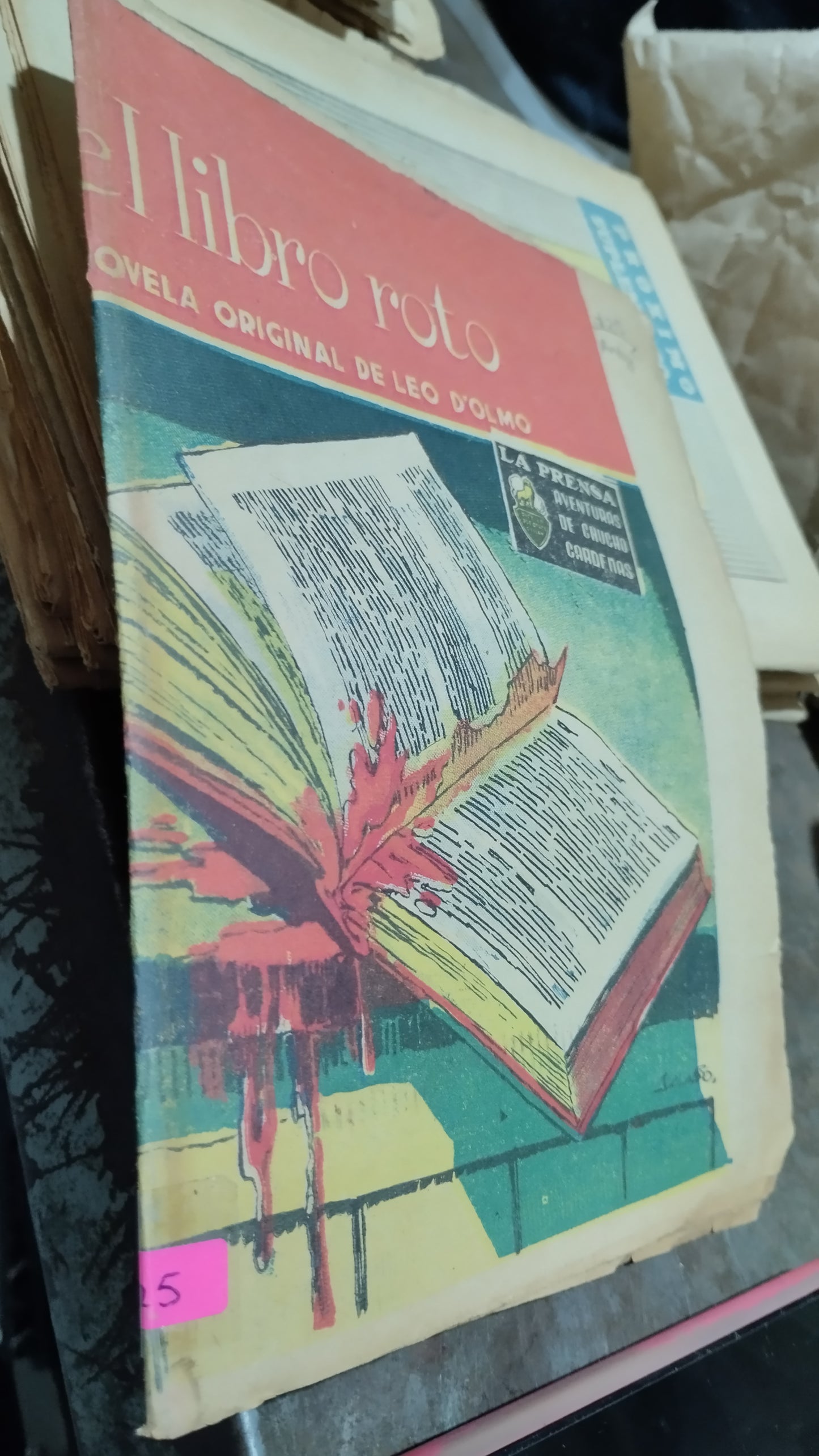 EL LIBRO ROTO POR LEO D OLMO LIBRO USADO ANTIGUO ALDAMA