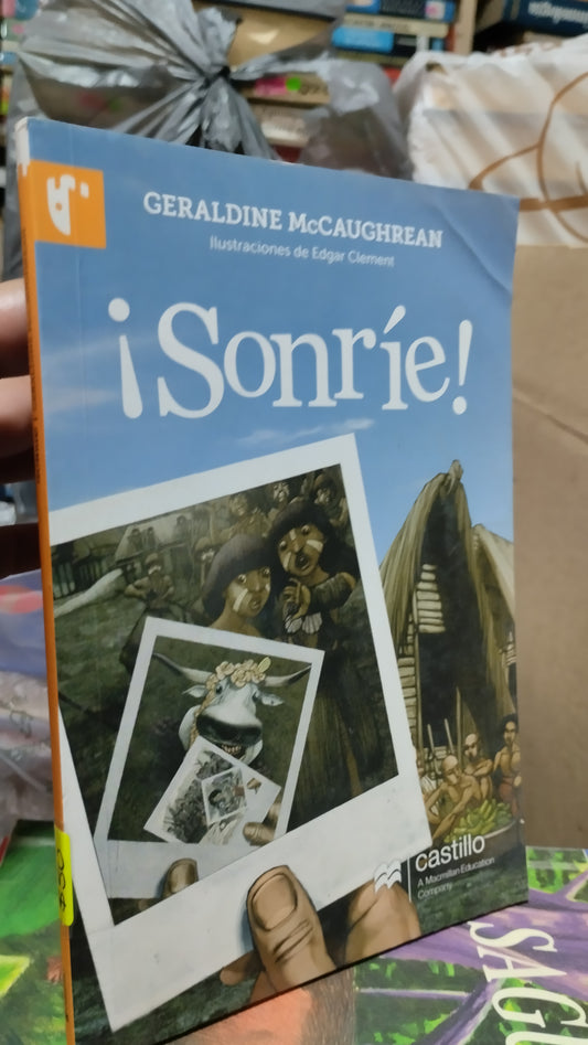 SONRÍE POR GERALDINE MCCAUGHREAN LIBRO USADO INFANTIL ALDAMA