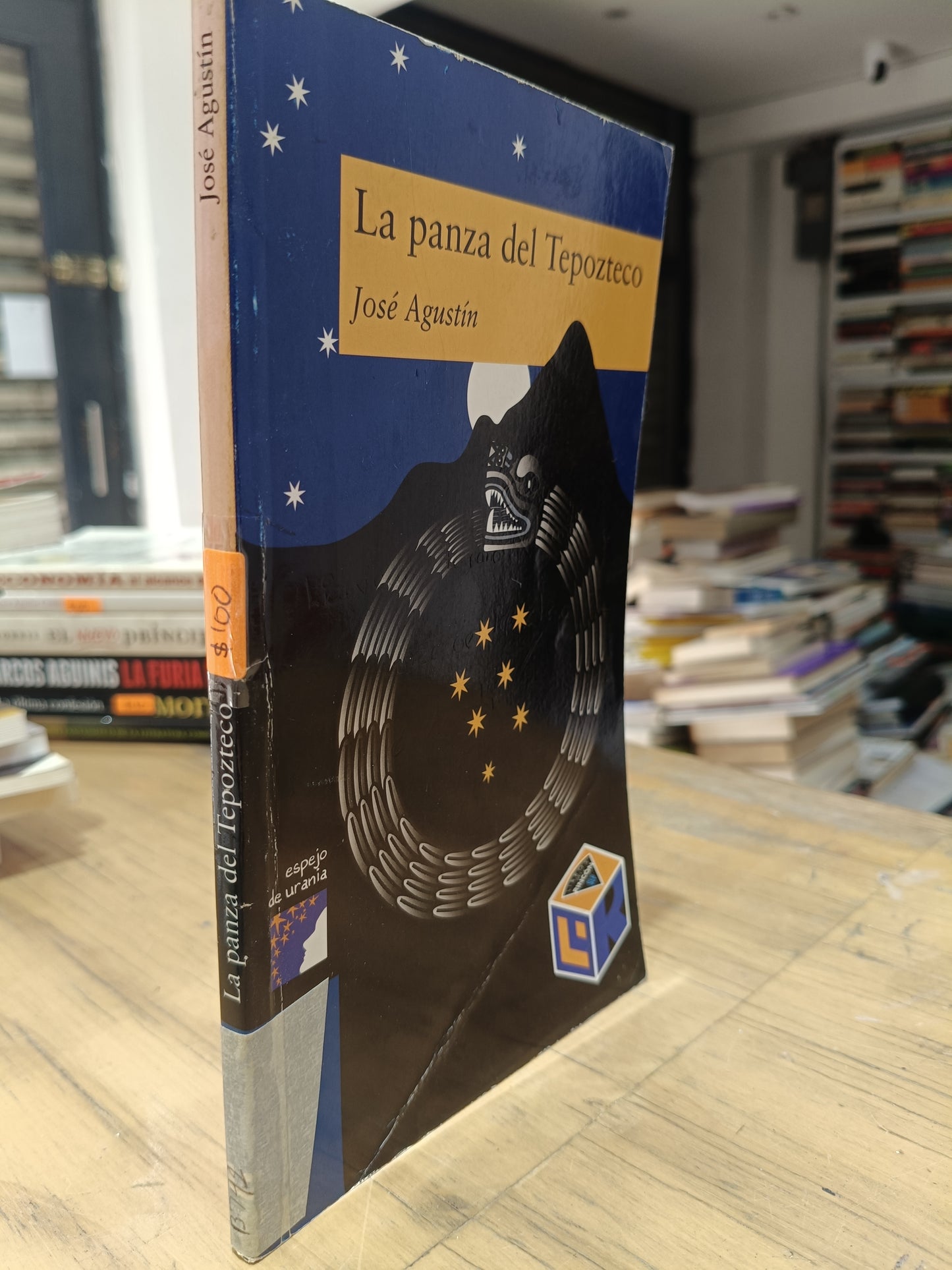 LA PLAZA DEL TEPOZTECO POR JOSE AGUSTIN USADO NOVELA JUAREZ 515